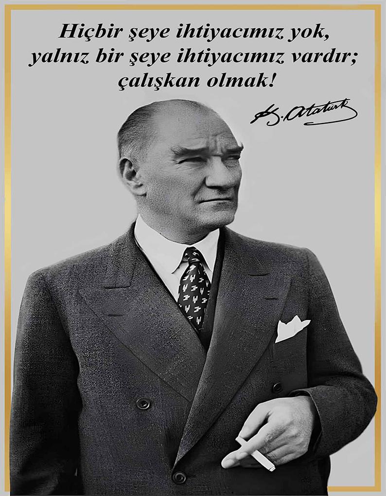 ATATÜRK POSTER YAZI