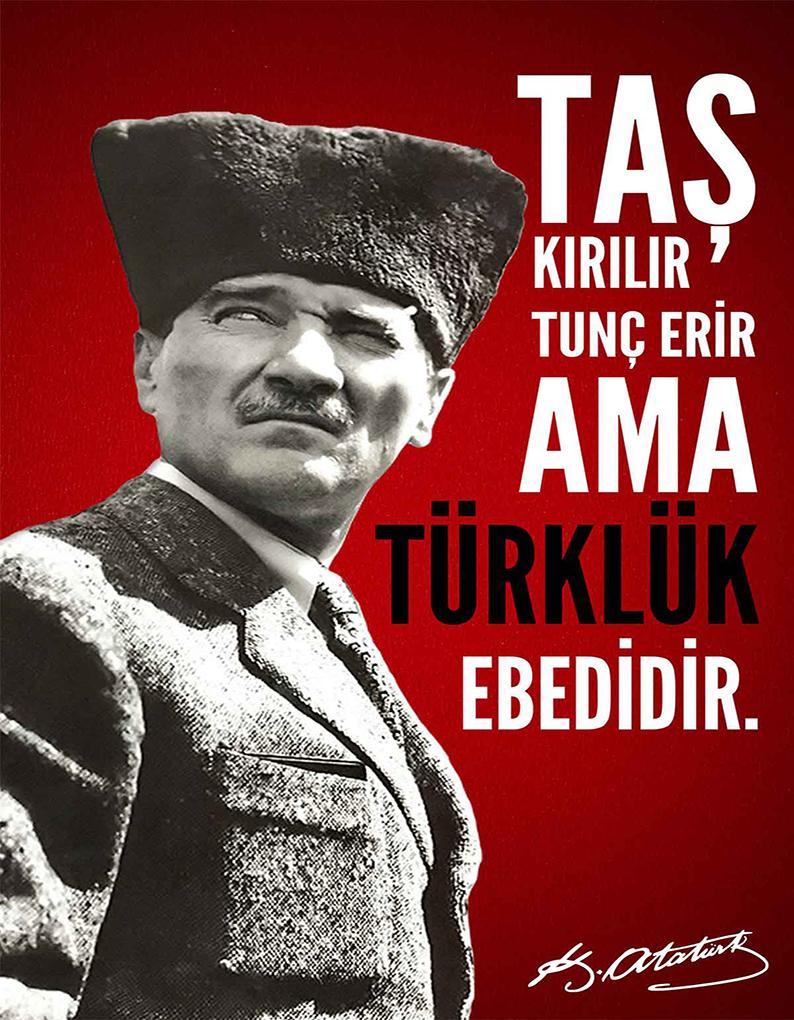 ATATÜRK POSTER YAZI