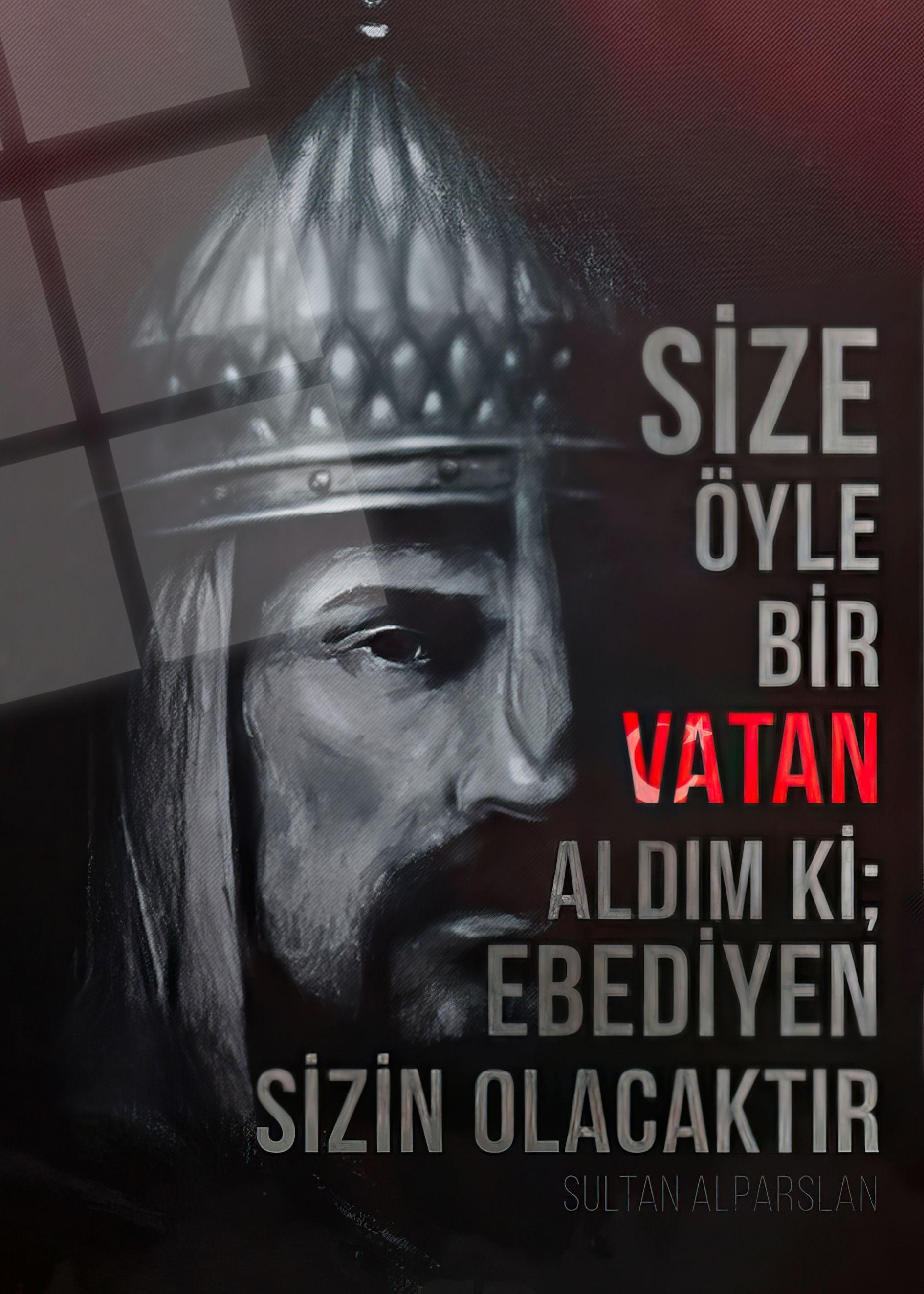 Sultan Alparslan Cam Tablo