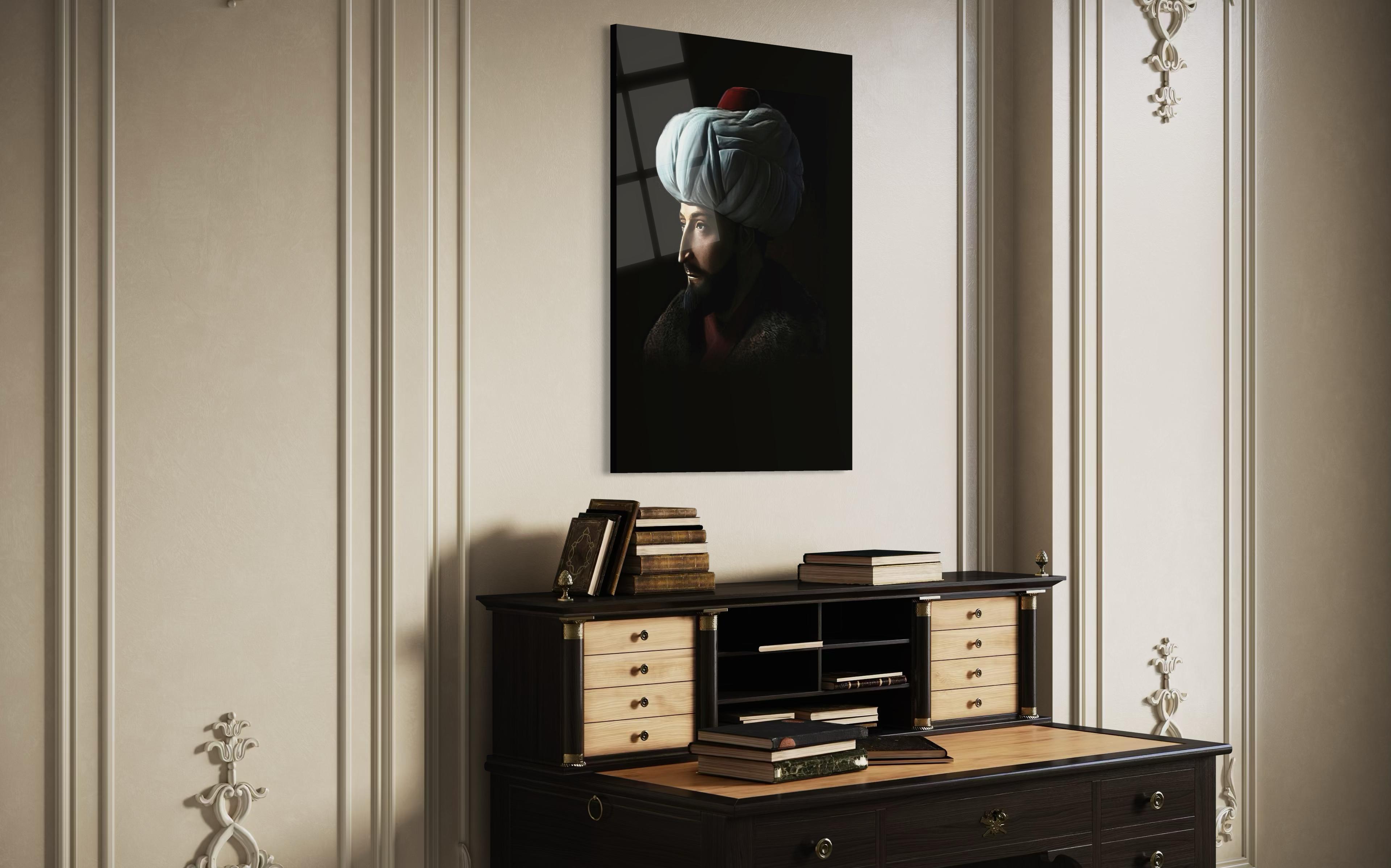 Fatih Sultan Mehmet Cam Tablo