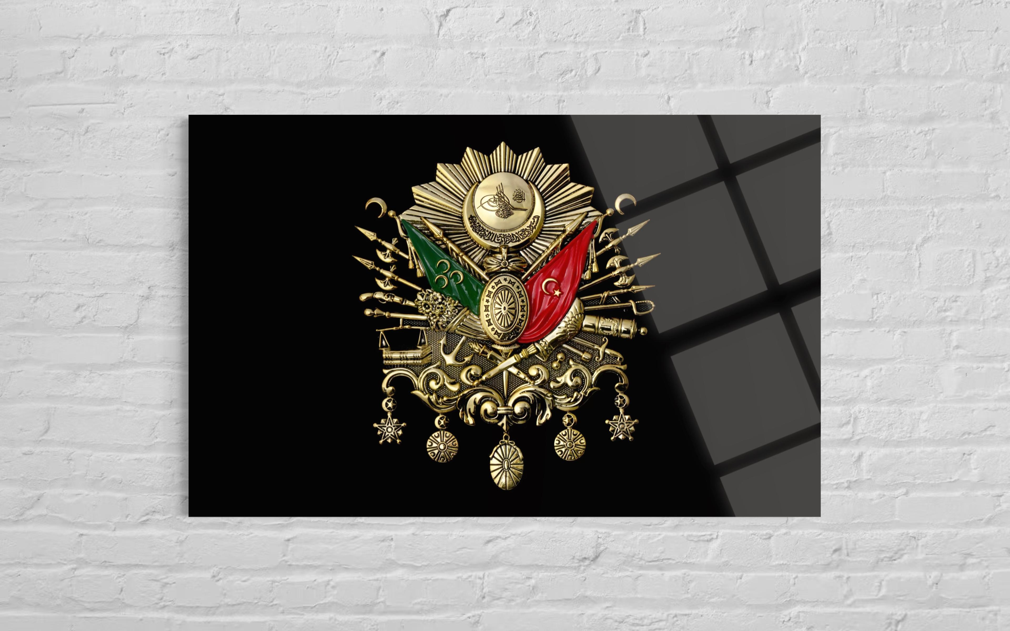 Osmanlı Tuğra Cam Tablo