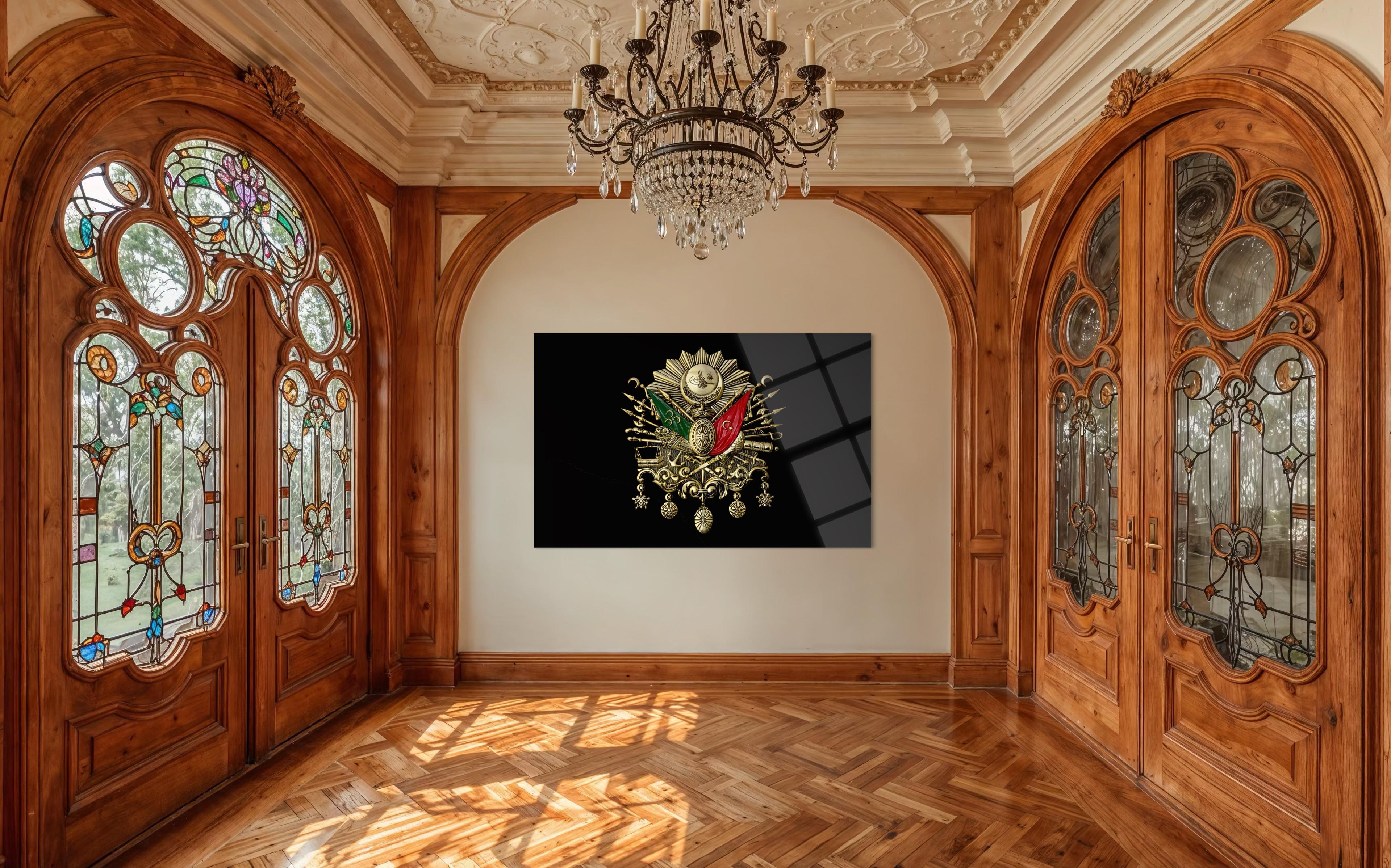 Osmanlı Tuğra Cam Tablo