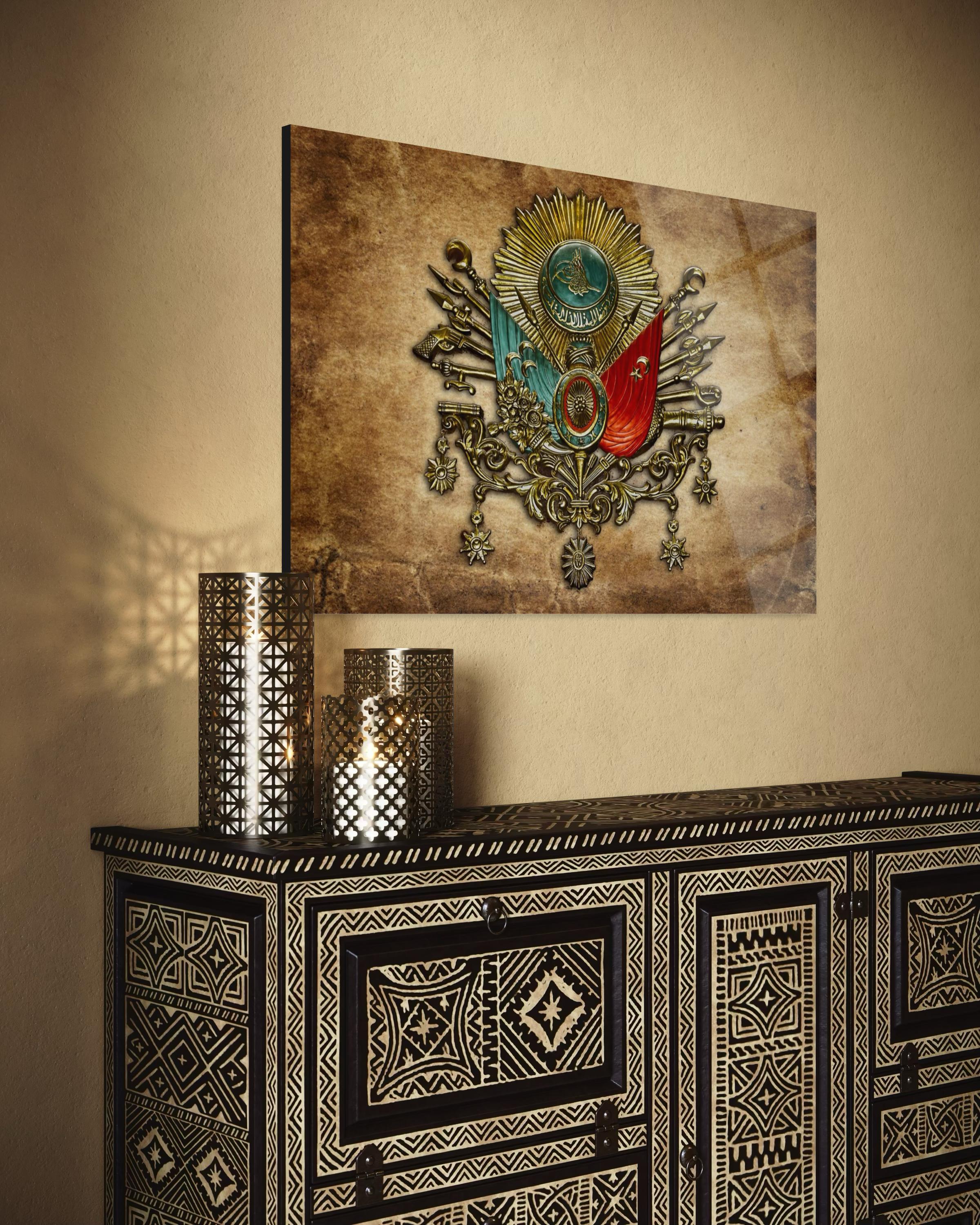 Osmanlı Tuğra Cam Tablo