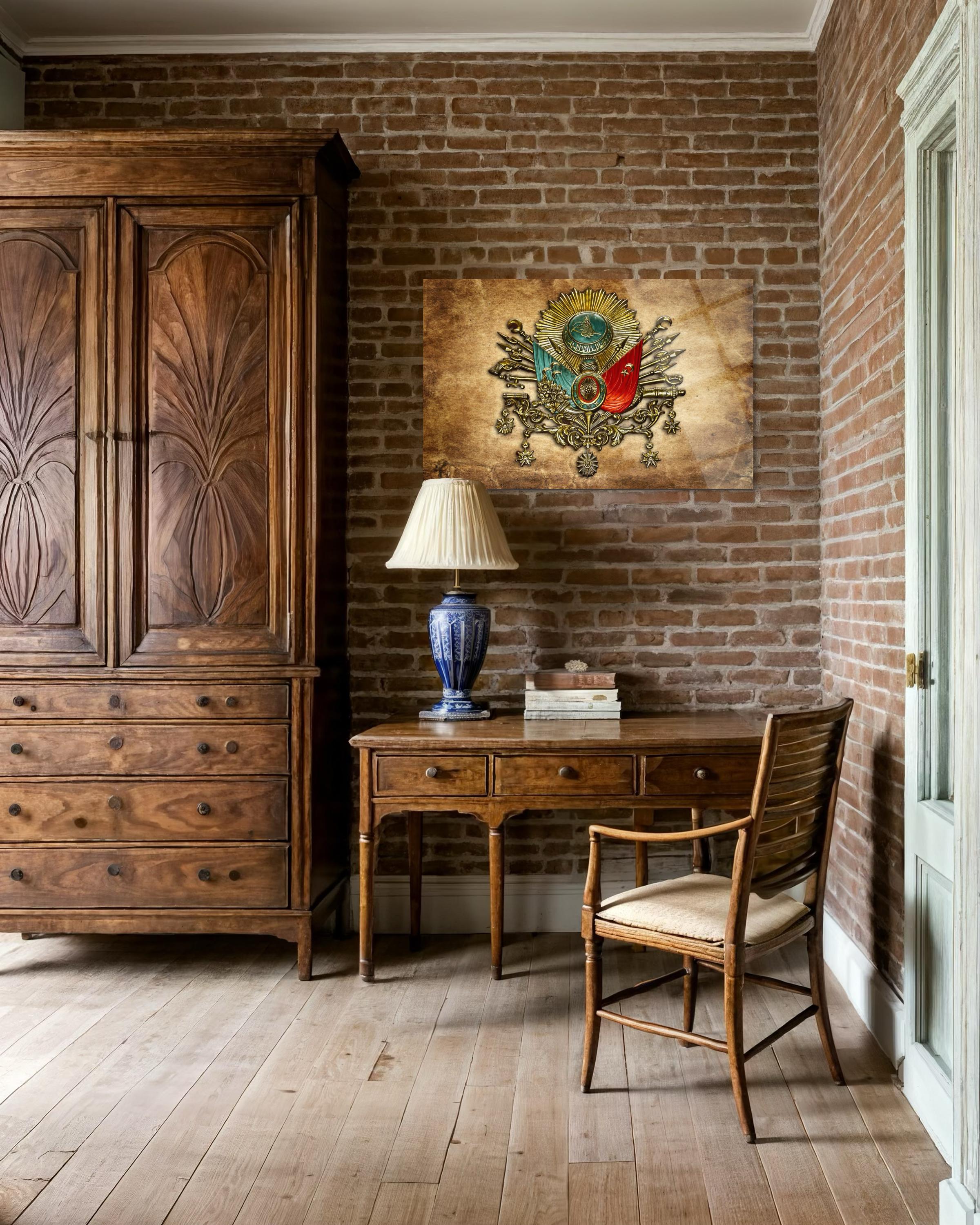 Osmanlı Tuğra Cam Tablo