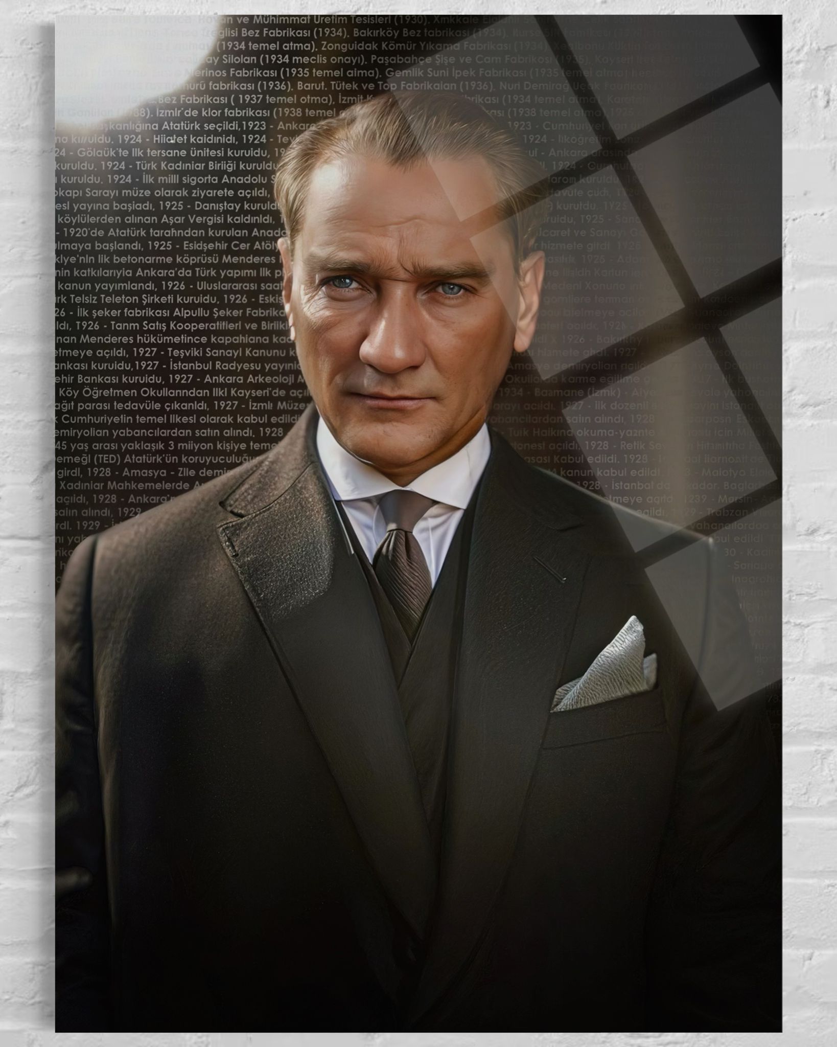 Atatürk Cam Tablo