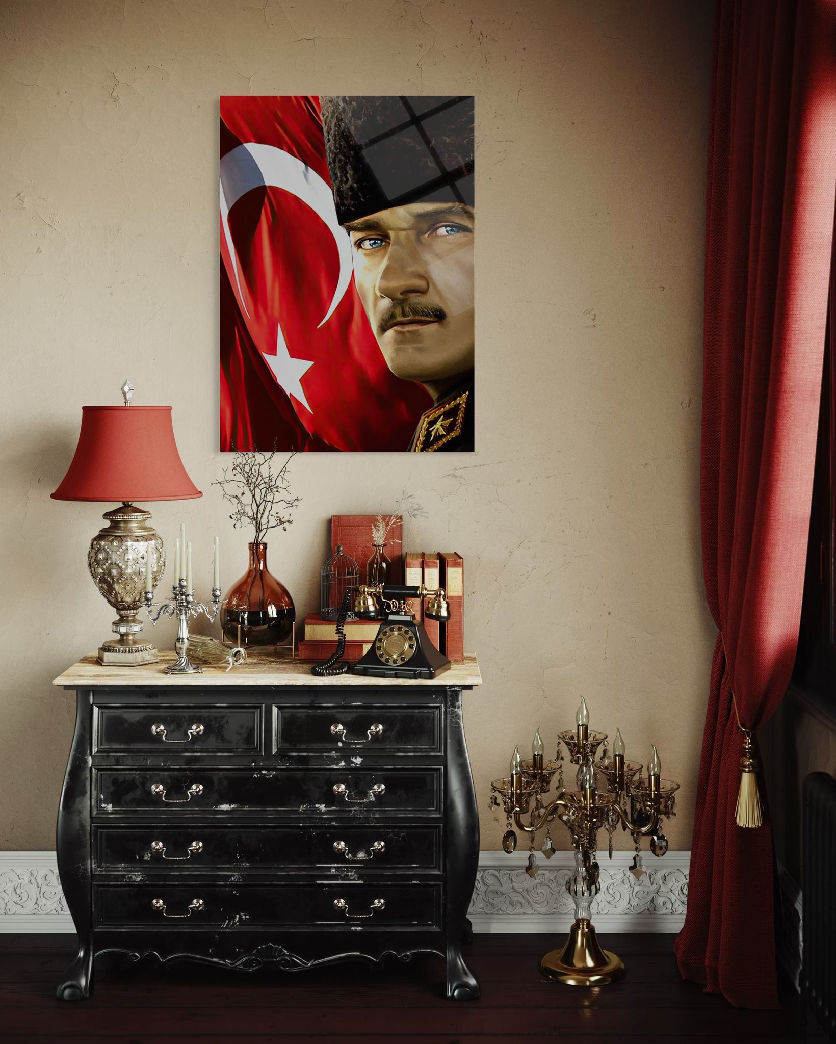 Atatürk Cam Tablo