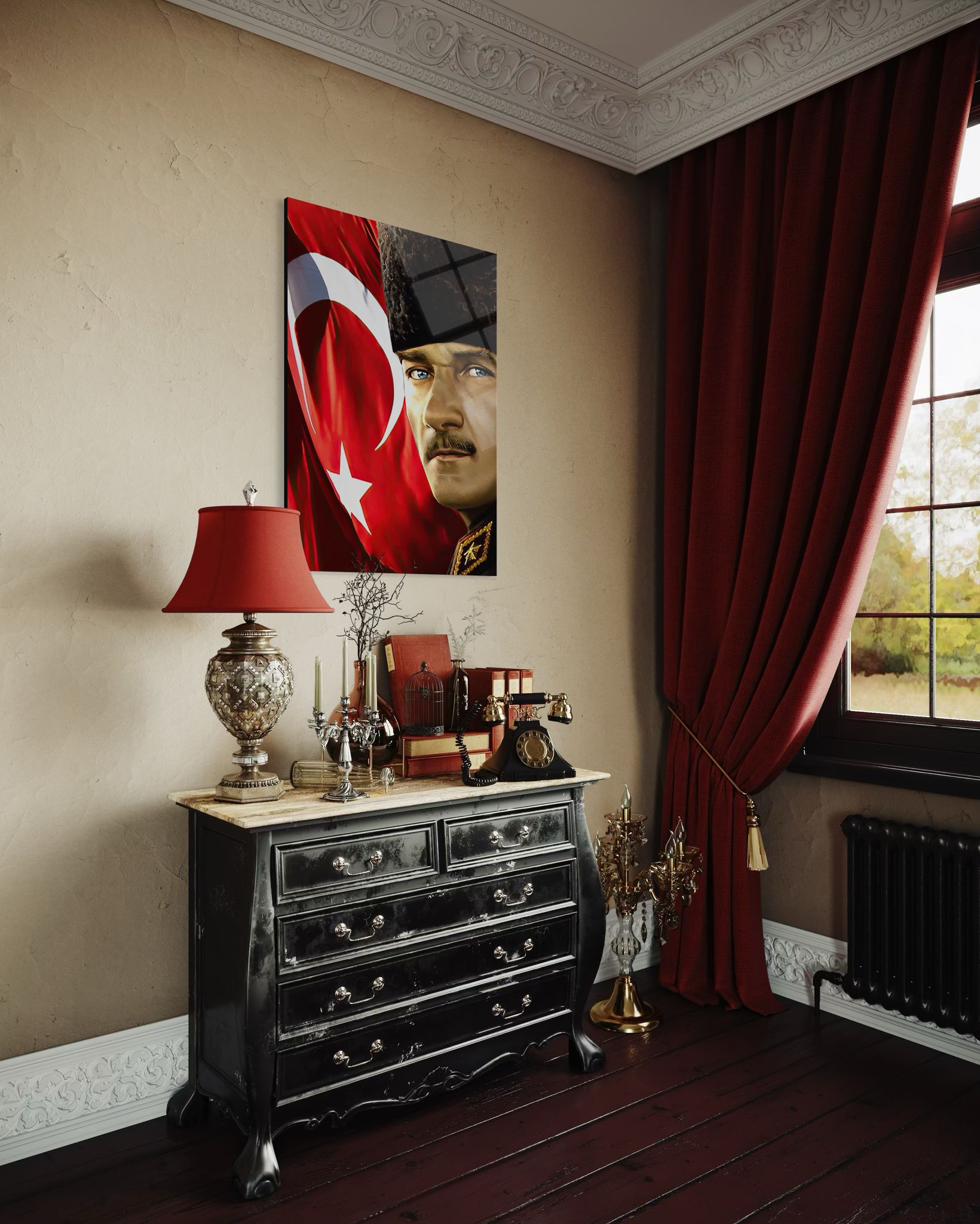 Atatürk Cam Tablo