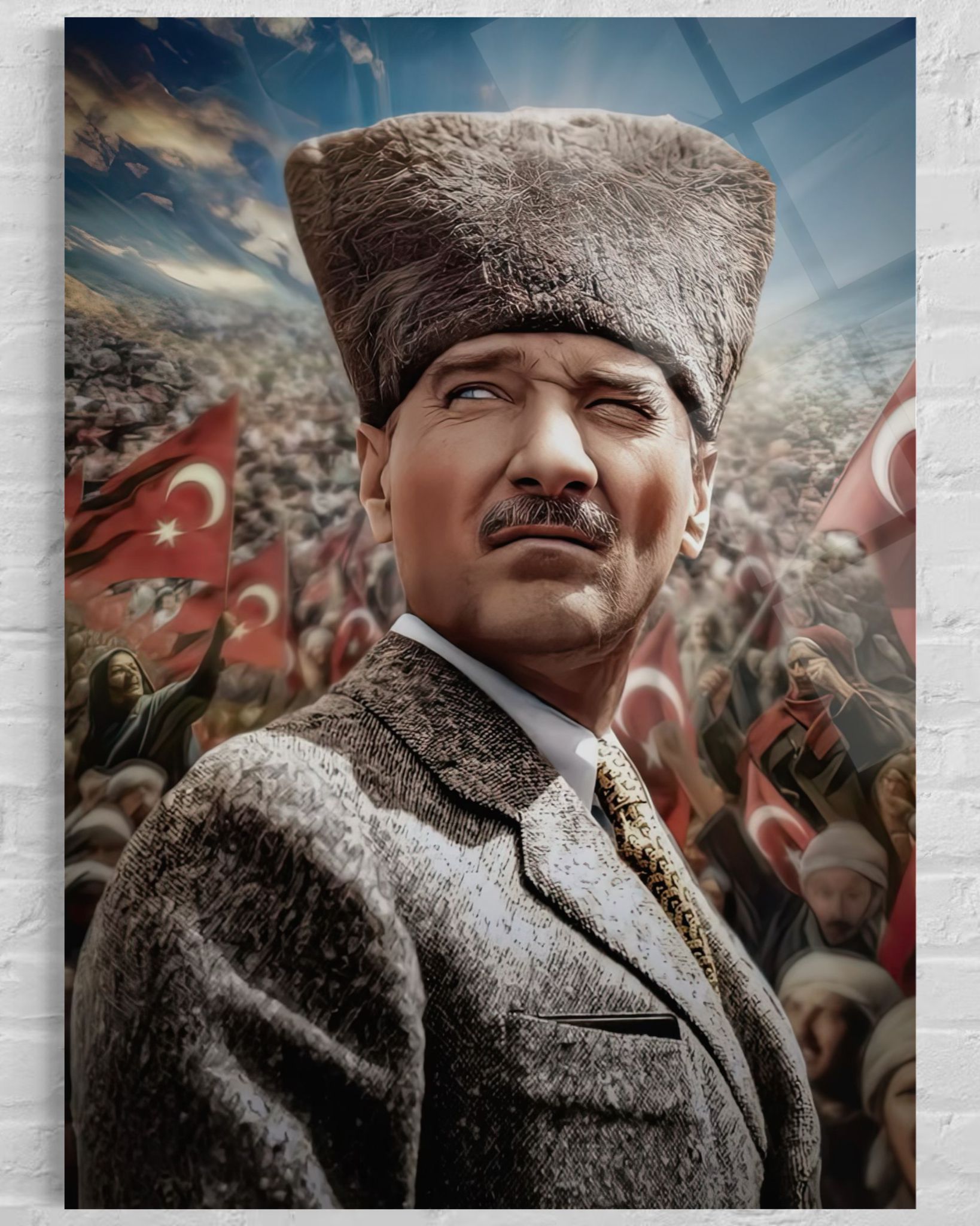 Atatürk Cam Tablo
