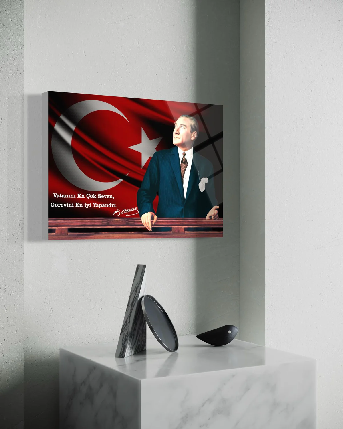 Atatürk Cam Tablo