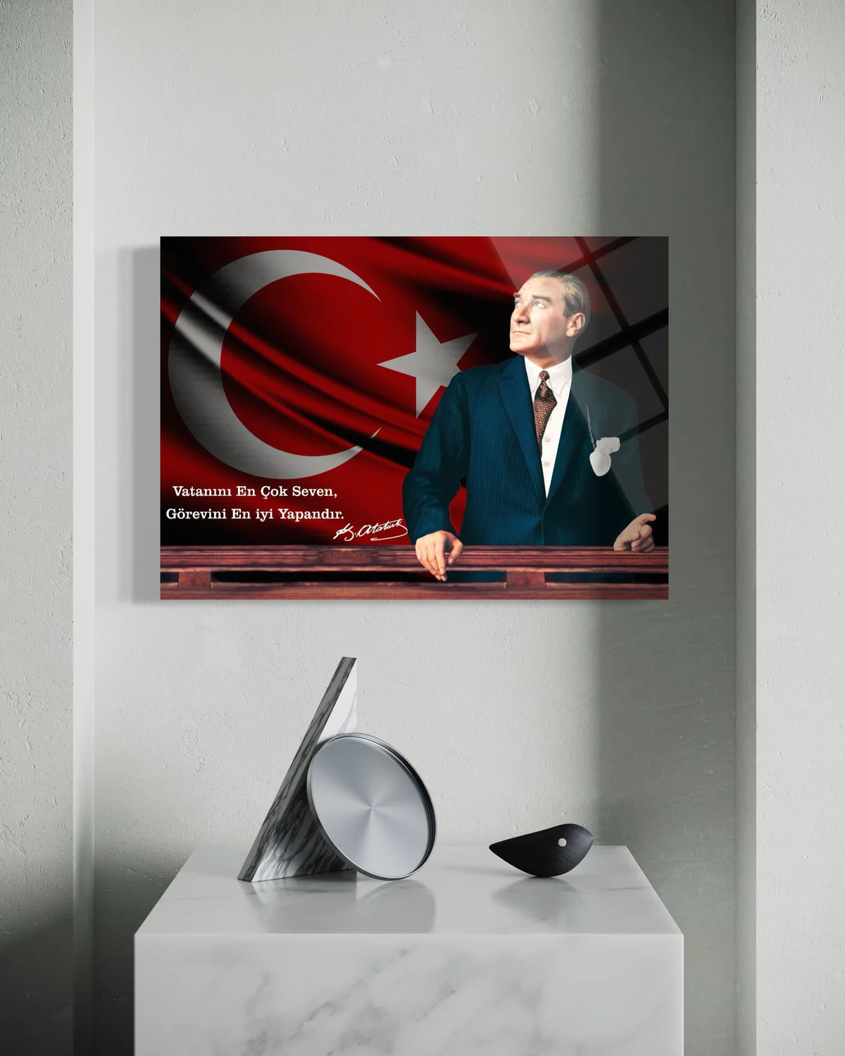 Atatürk Cam Tablo