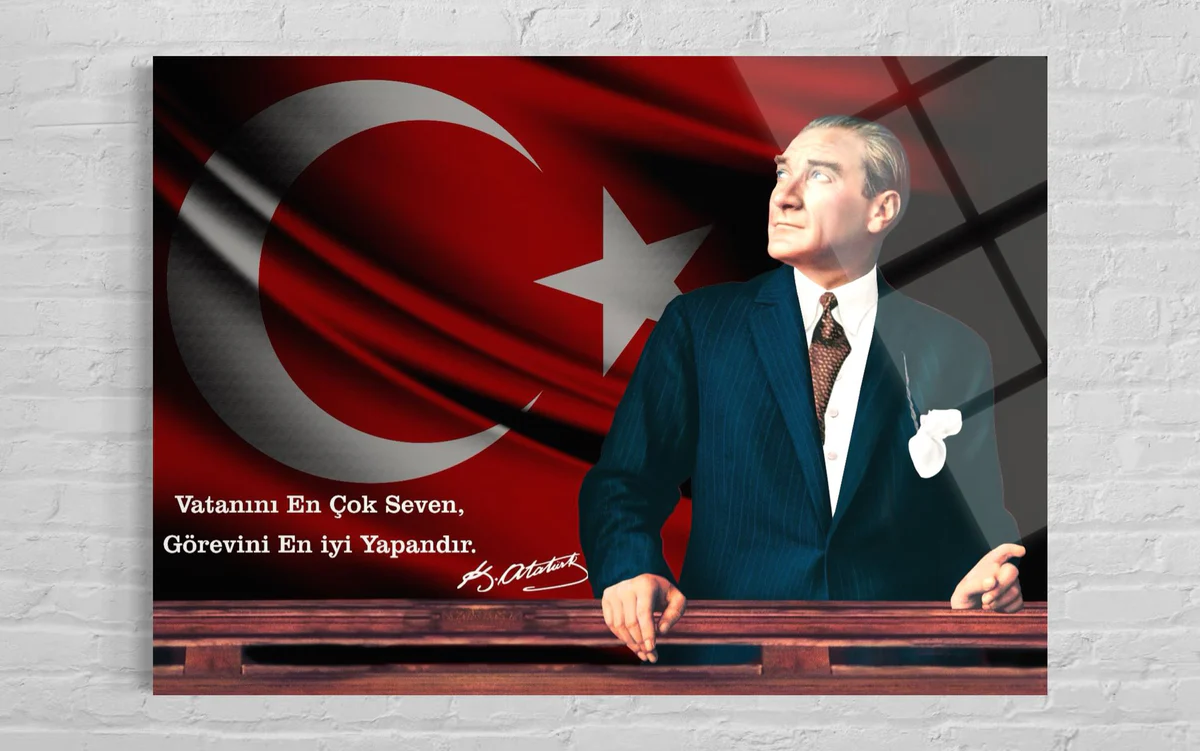 Atatürk Cam Tablo