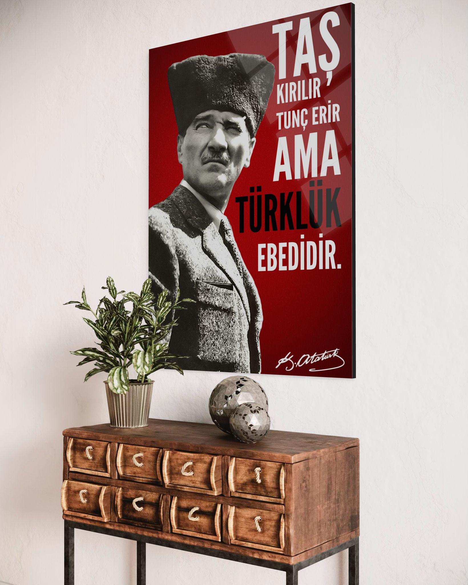 Atatürk Cam Tablo