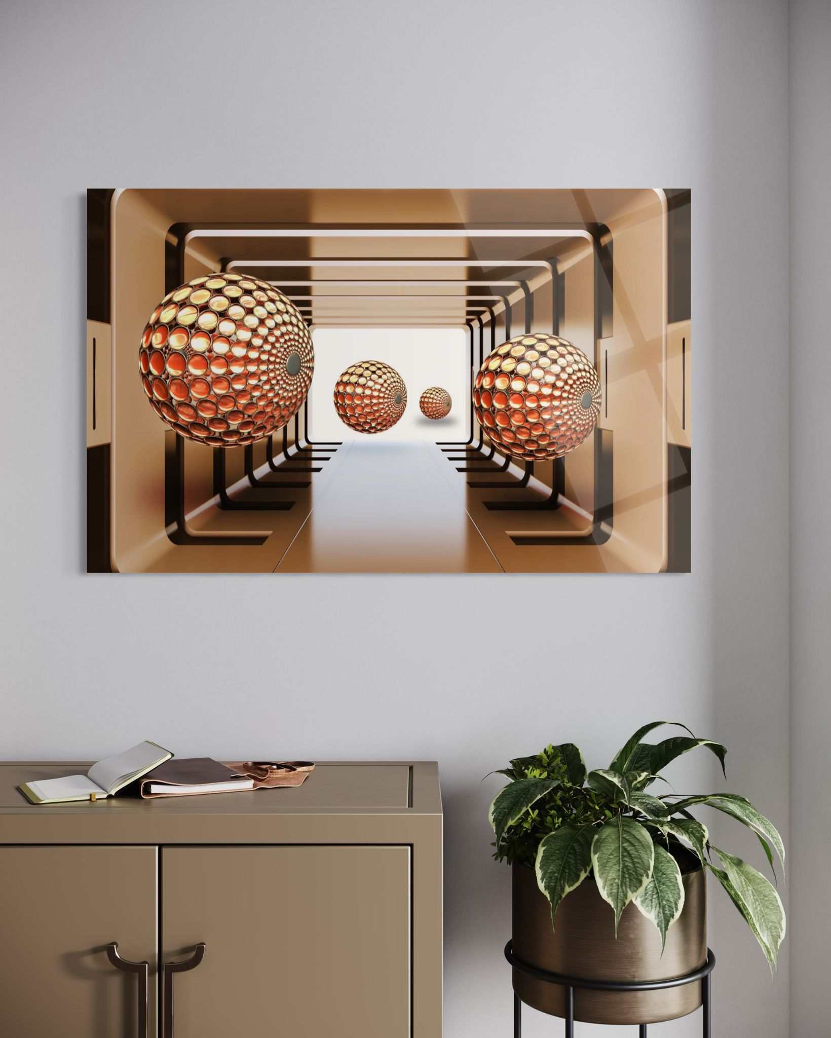 Modern - Sanat Cam Tablo