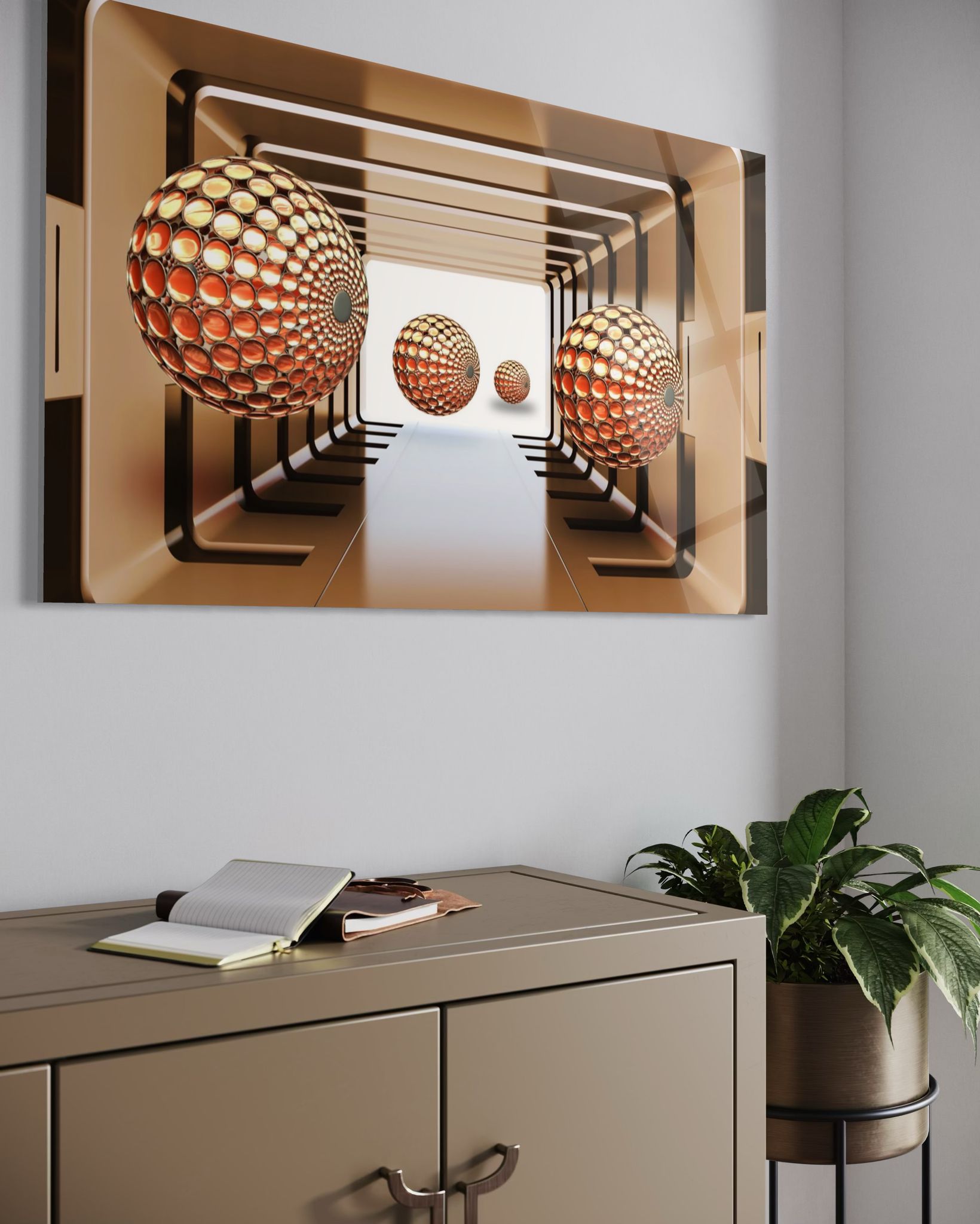 Modern - Sanat Cam Tablo