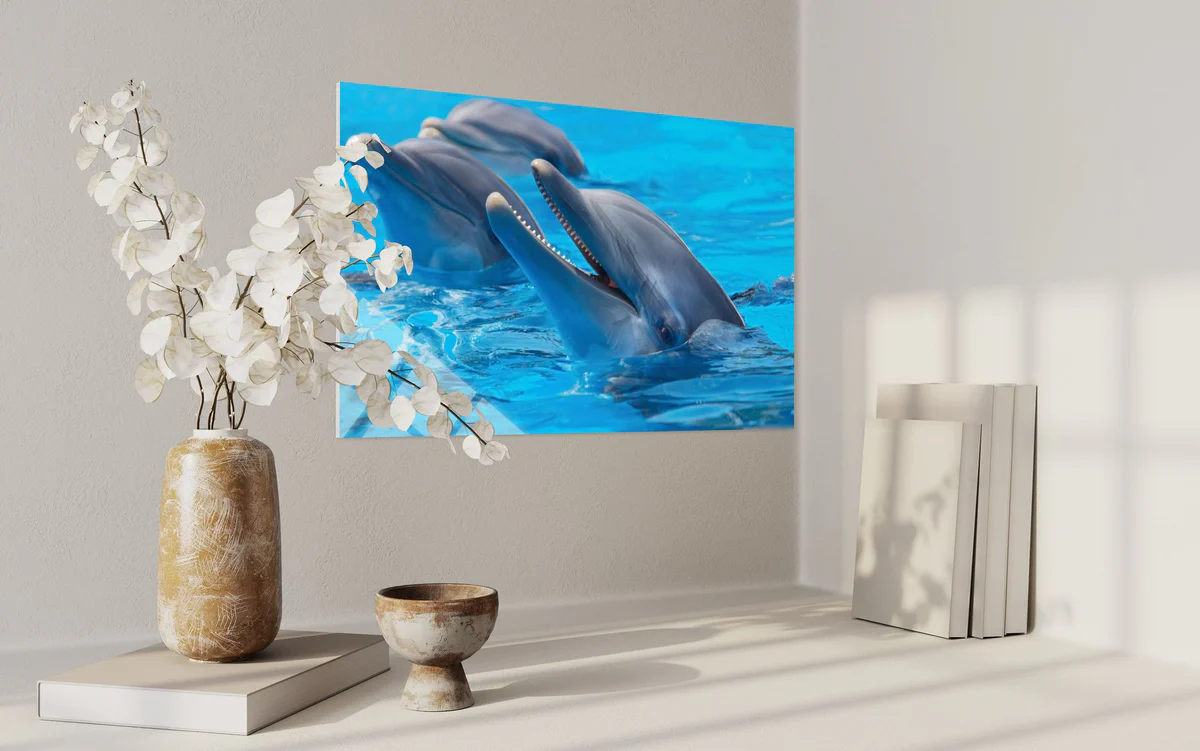 Üç Yunuslu Cam Tablo