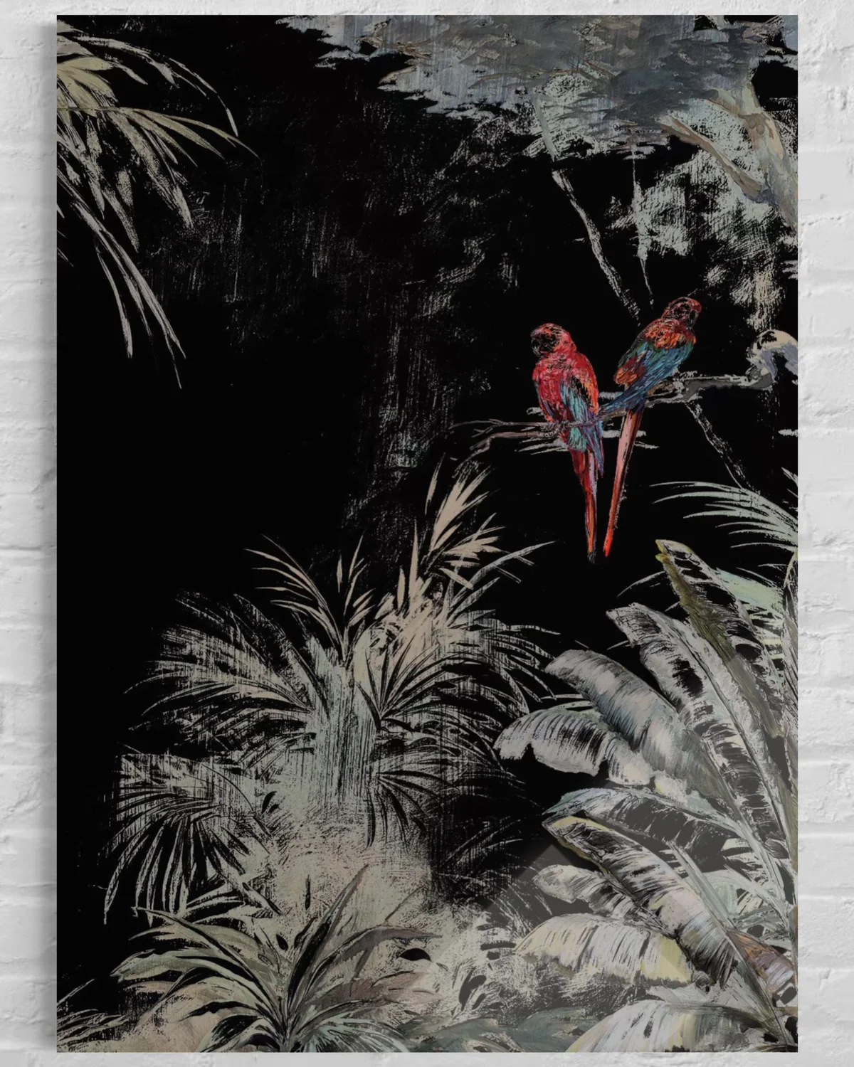 Papağanlı Cam Tablo