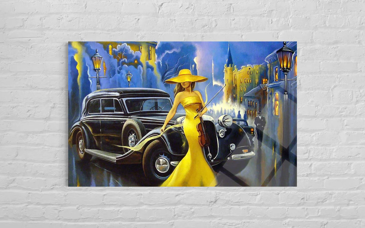 Modern - Sanat Cam Tablo