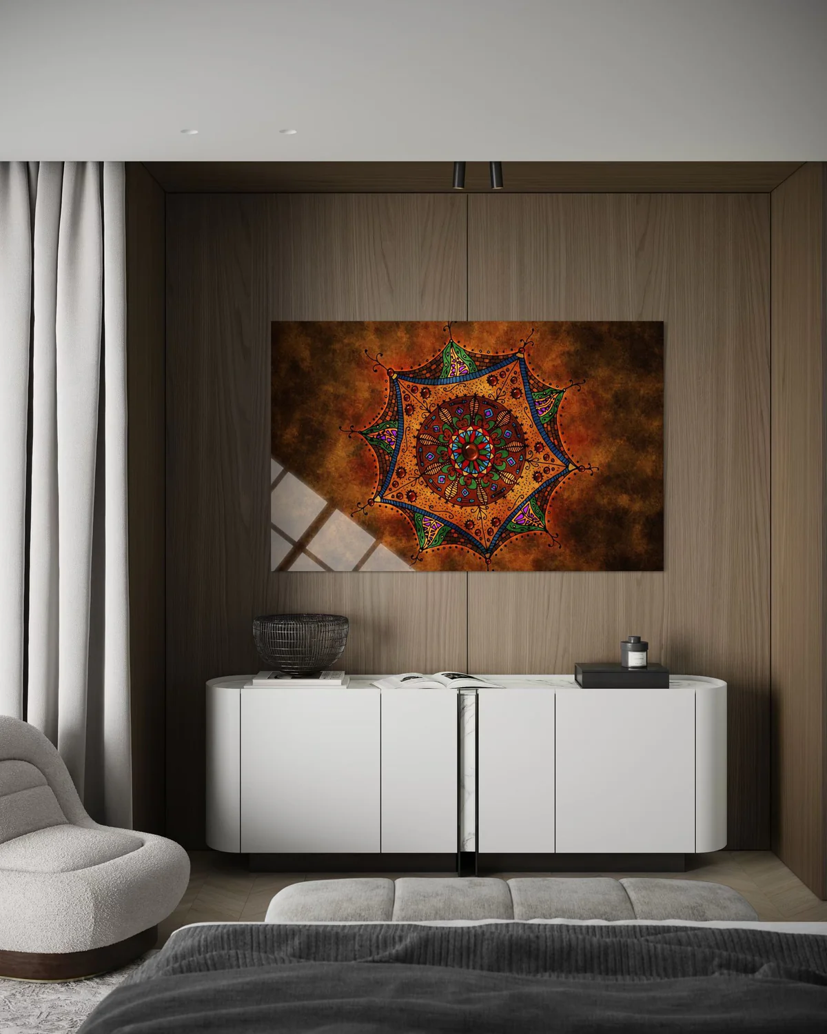 Modern - Sanat Cam Tablo