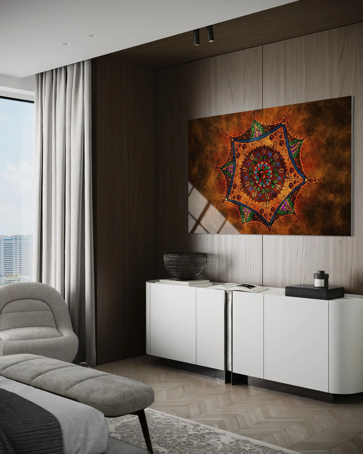 Modern - Sanat Cam Tablo