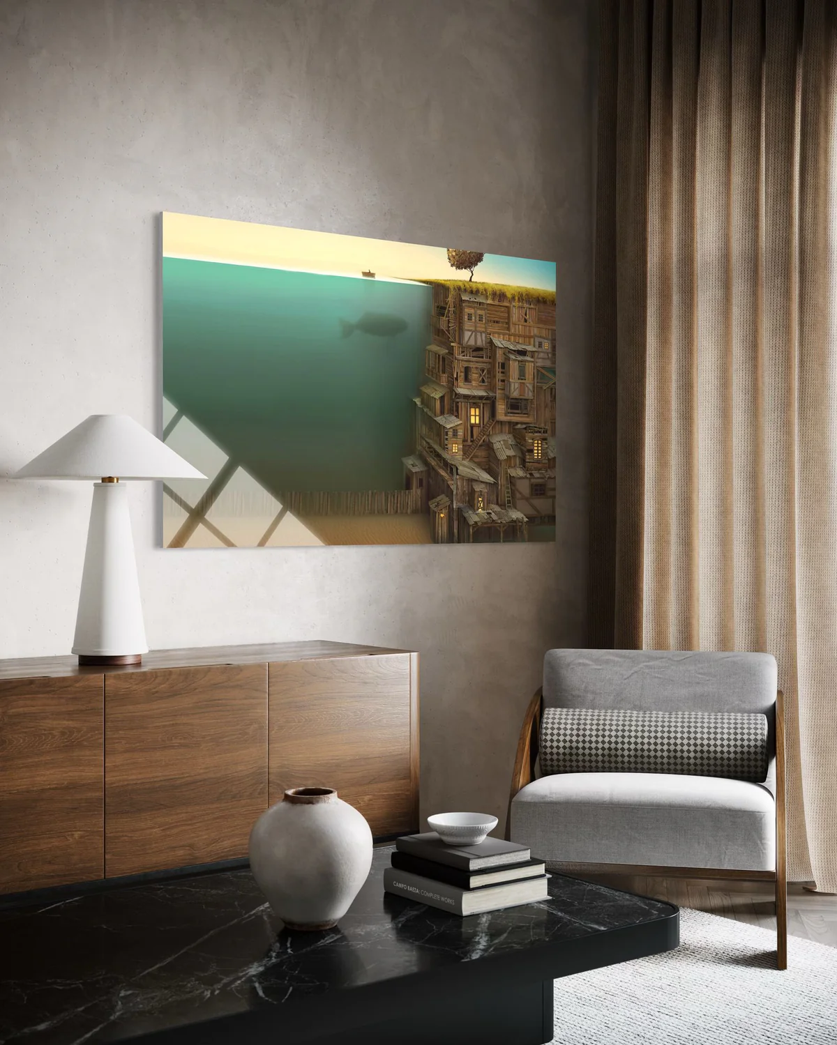 Modern - Sanat Cam Tablo