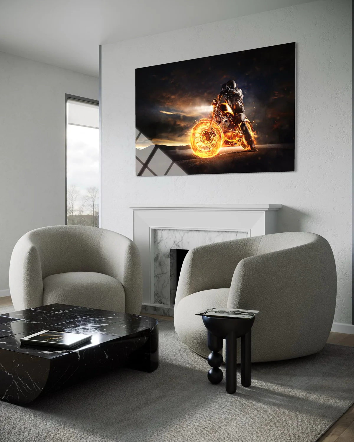 Modern - Sanat Cam Tablo