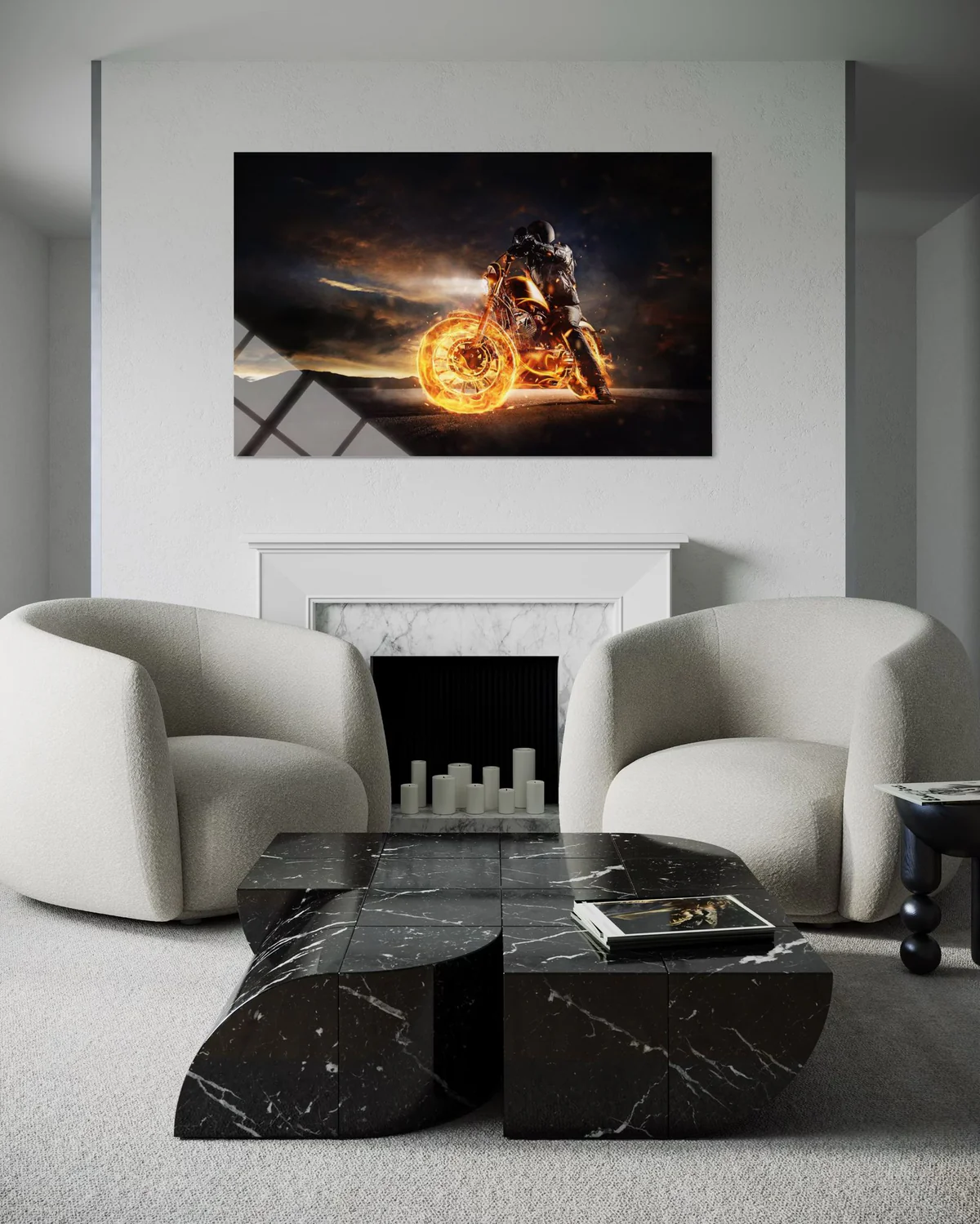 Modern - Sanat Cam Tablo