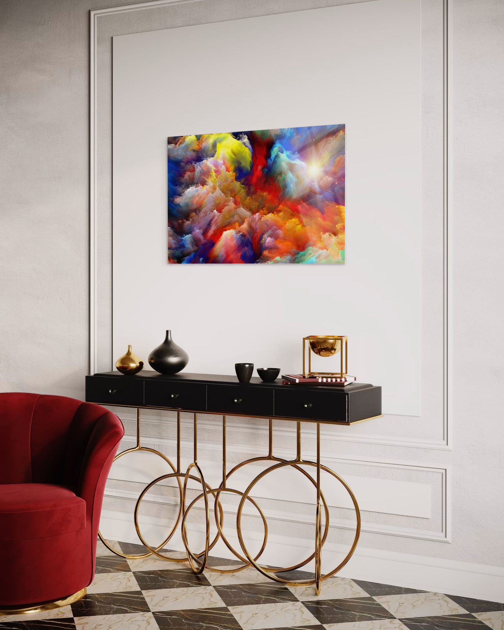 Modern - Sanat Cam Tablo