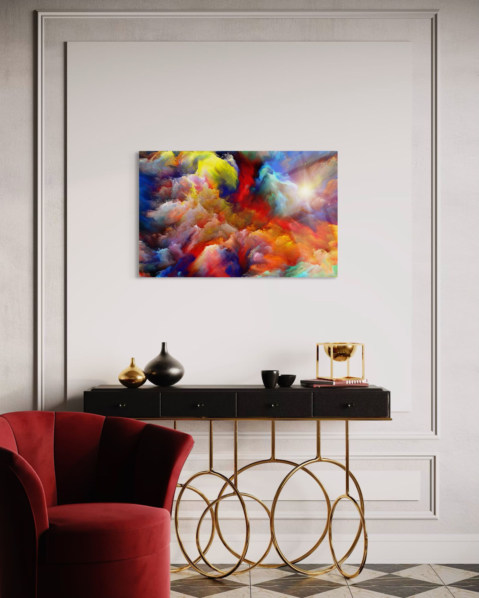 Modern - Sanat Cam Tablo