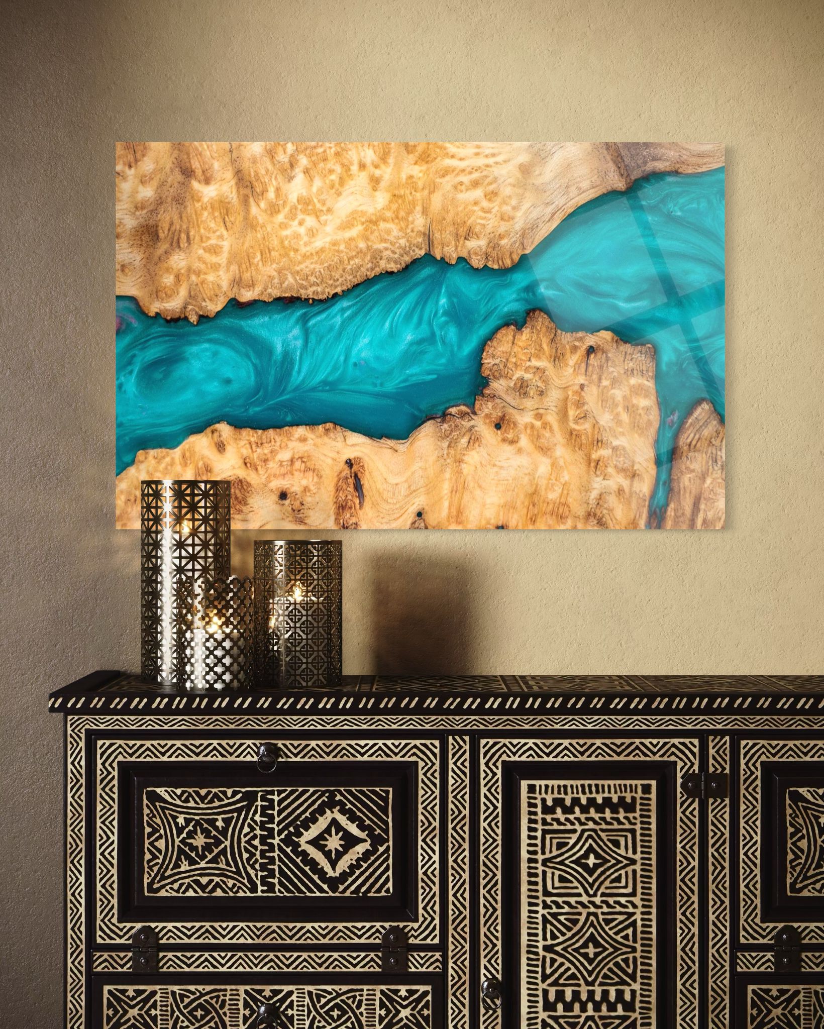 Modern - Sanat Cam Tablo