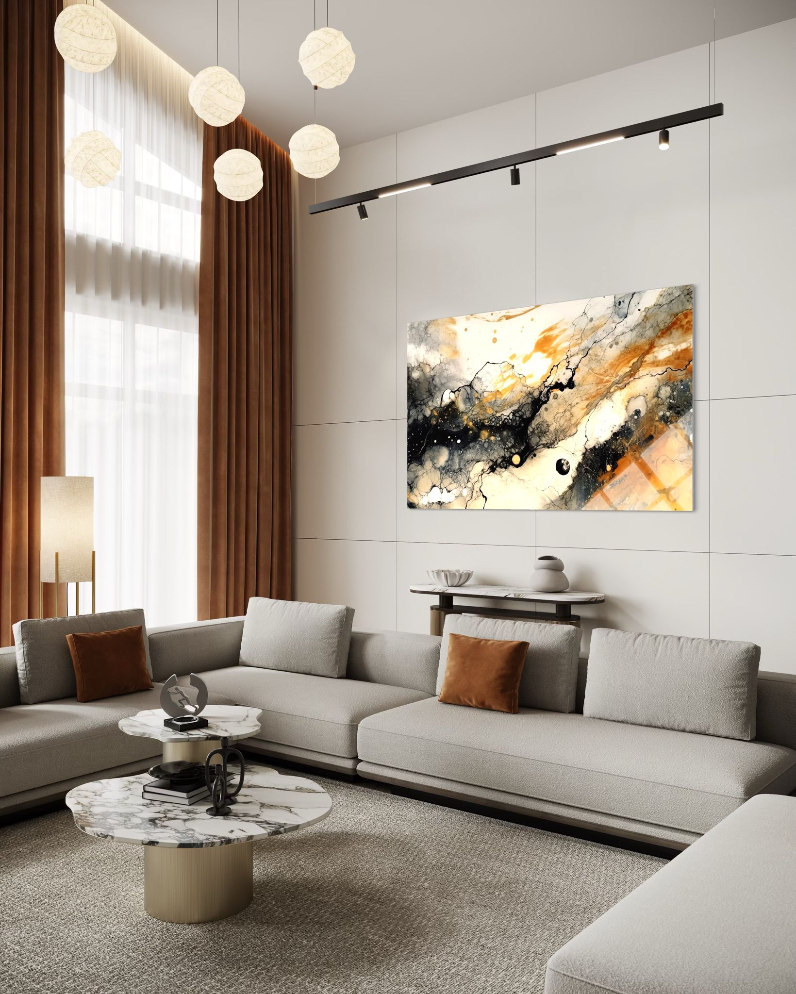 Modern - Sanat Cam Tablo