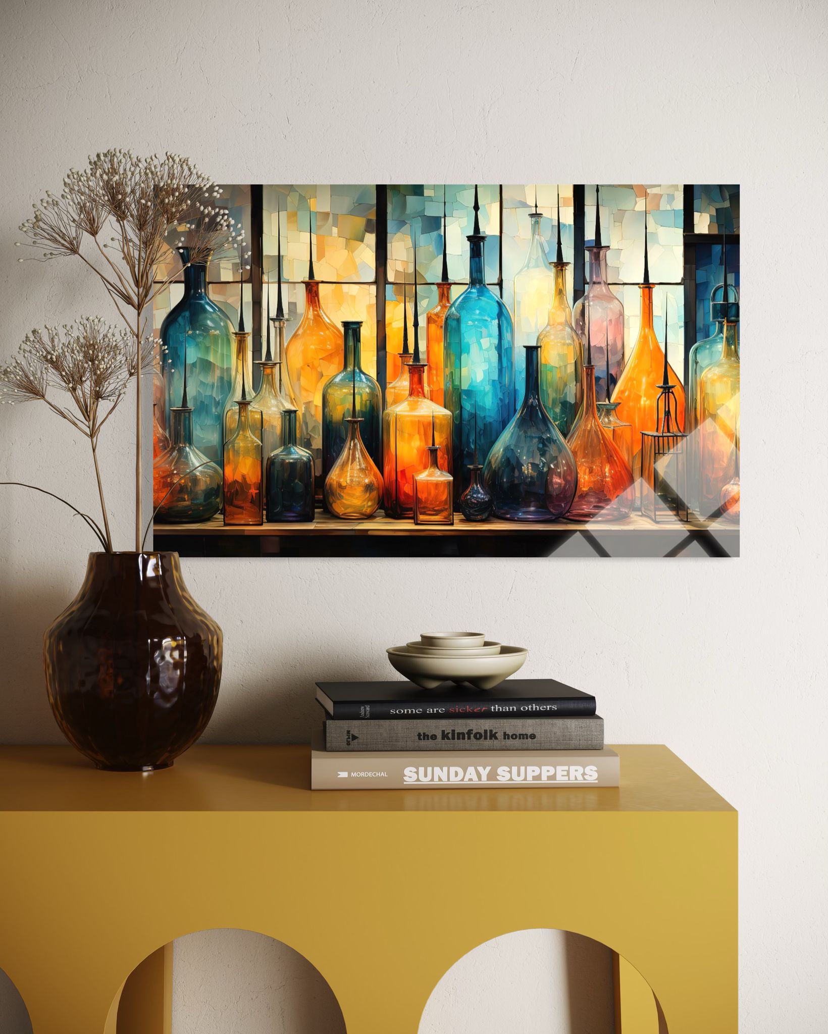 Modern - Sanat Cam Tablo