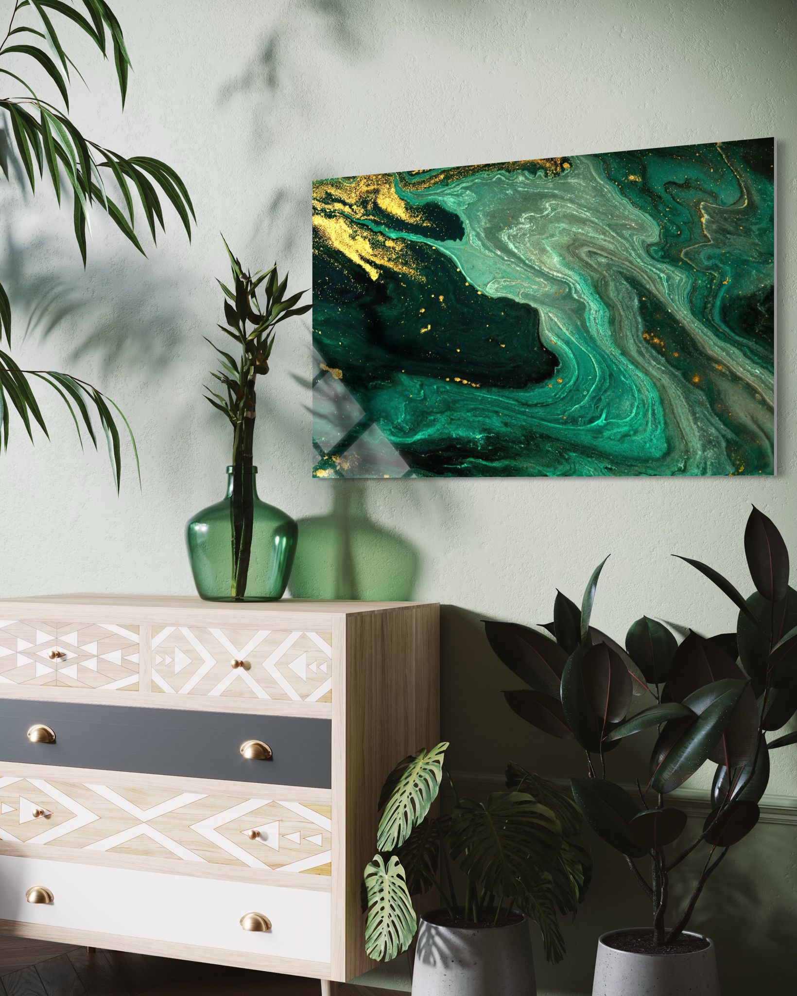 Modern - Sanat Cam Tablo