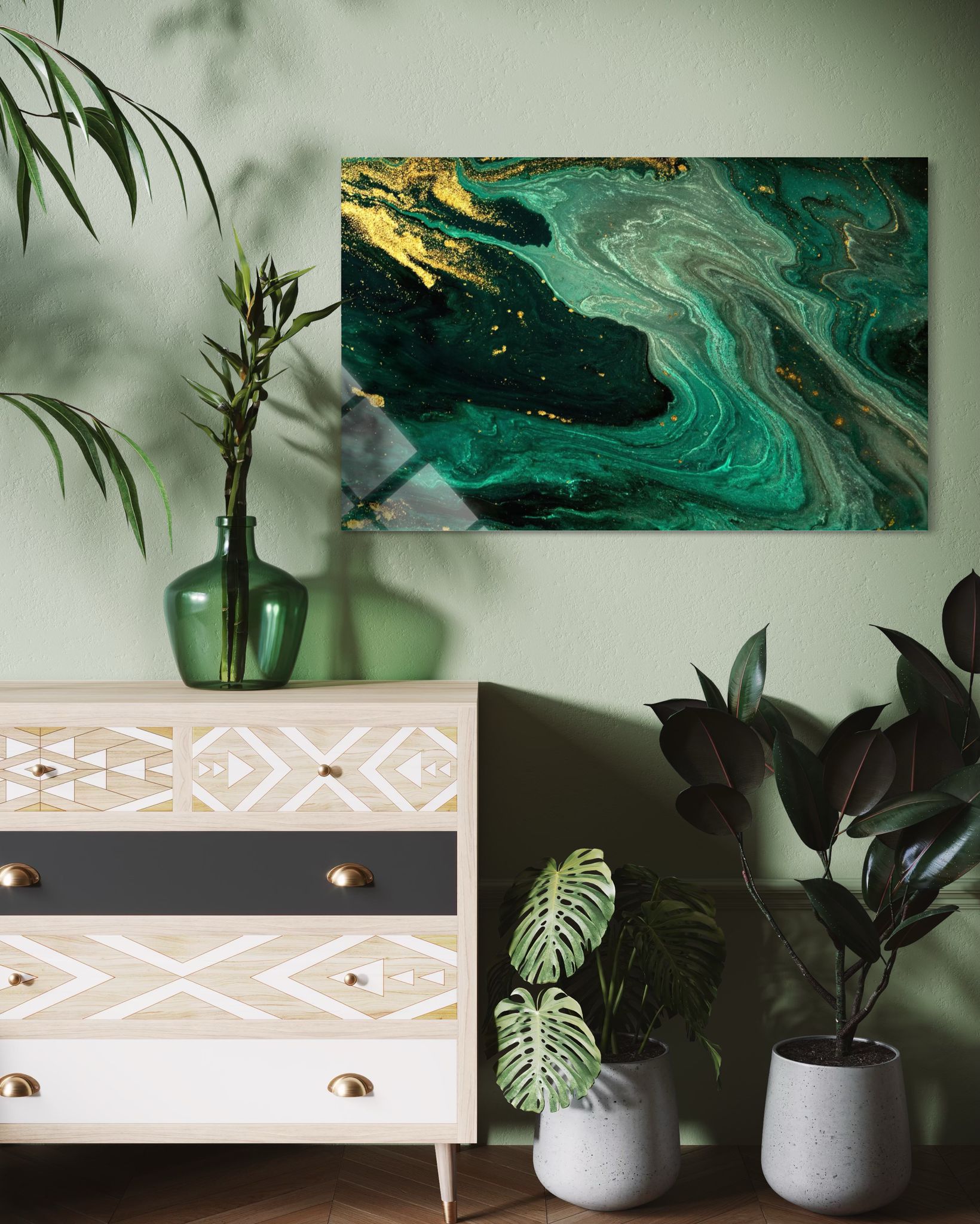 Modern - Sanat Cam Tablo