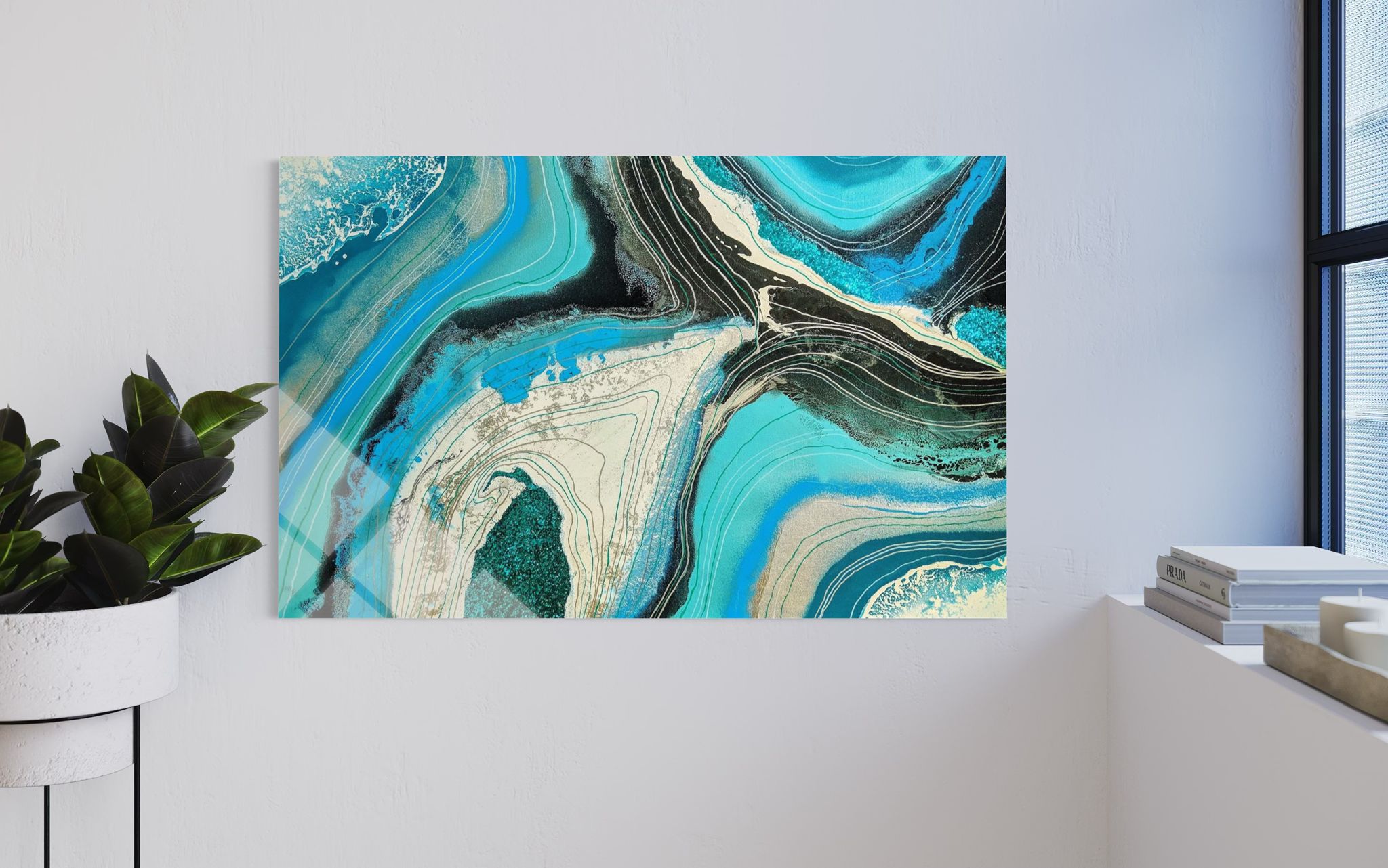 Modern - Sanat Cam Tablo