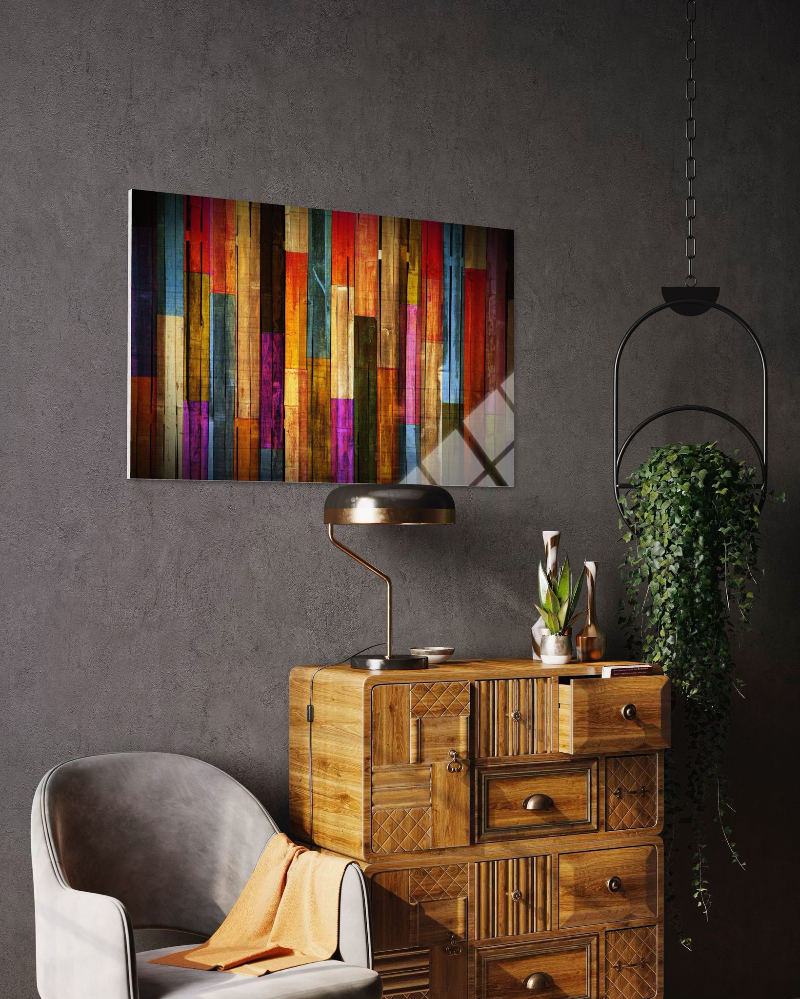 Modern - Sanat Cam Tablo