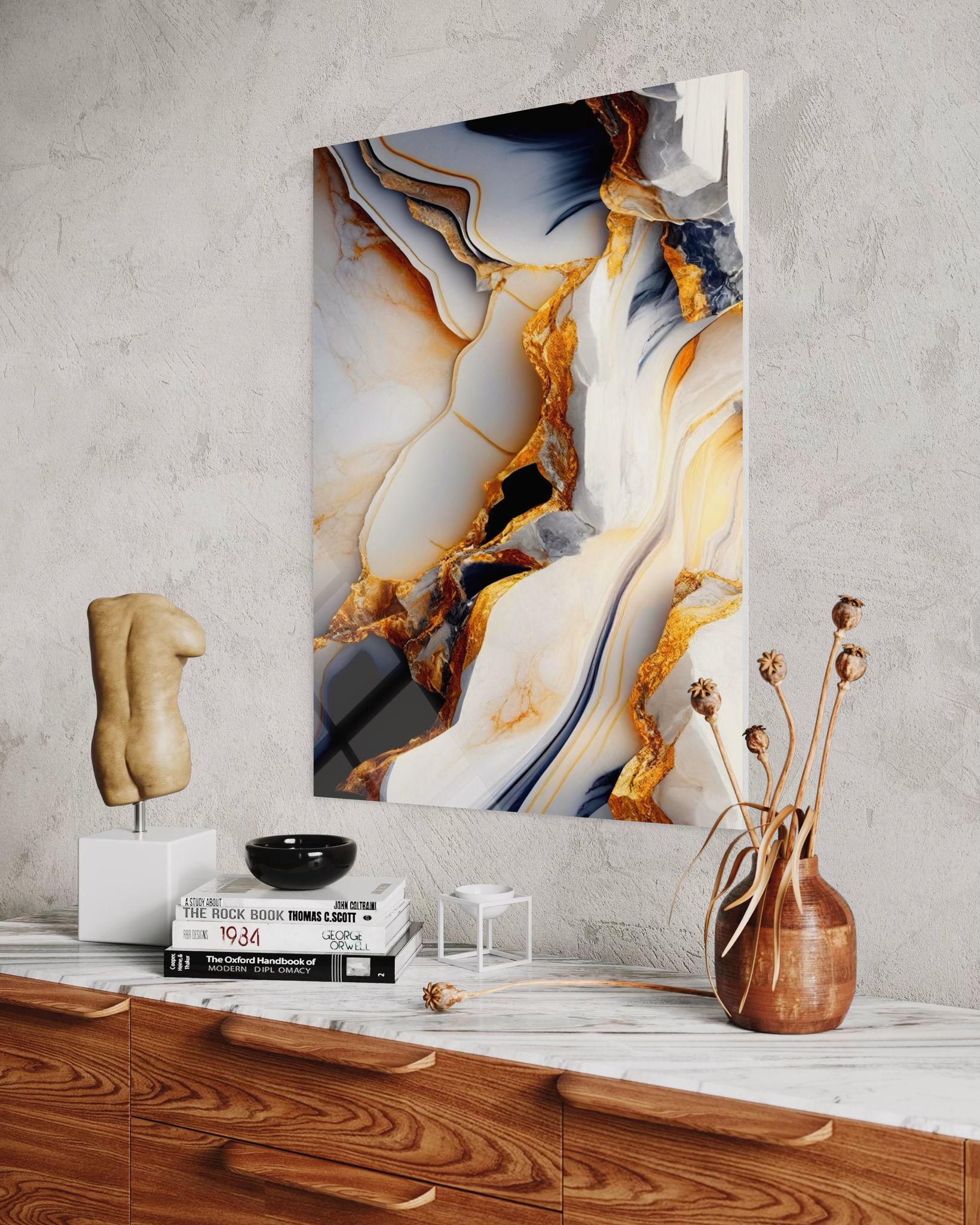 Modern - Sanat Cam Tablo