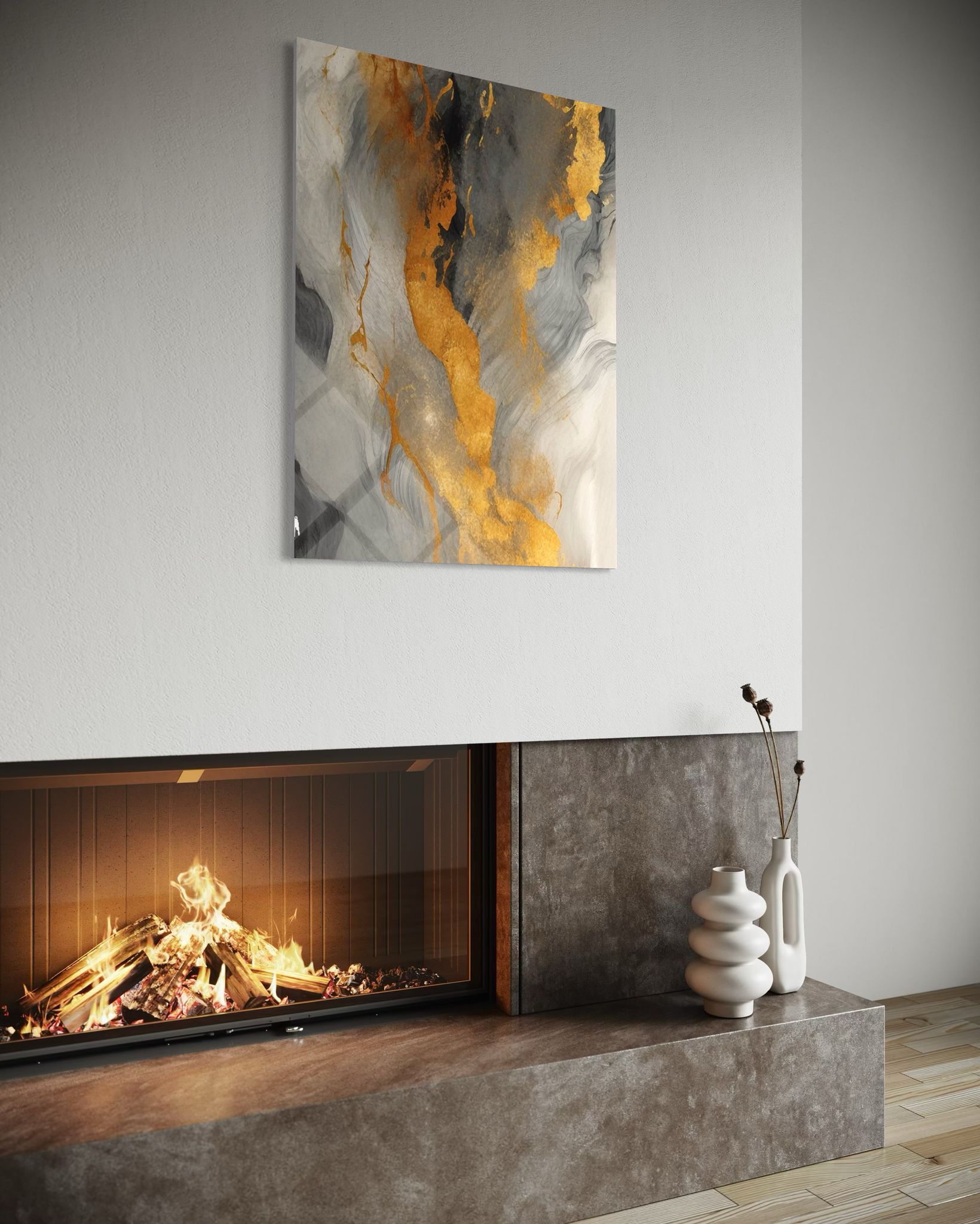 Modern - Sanat Cam Tablo