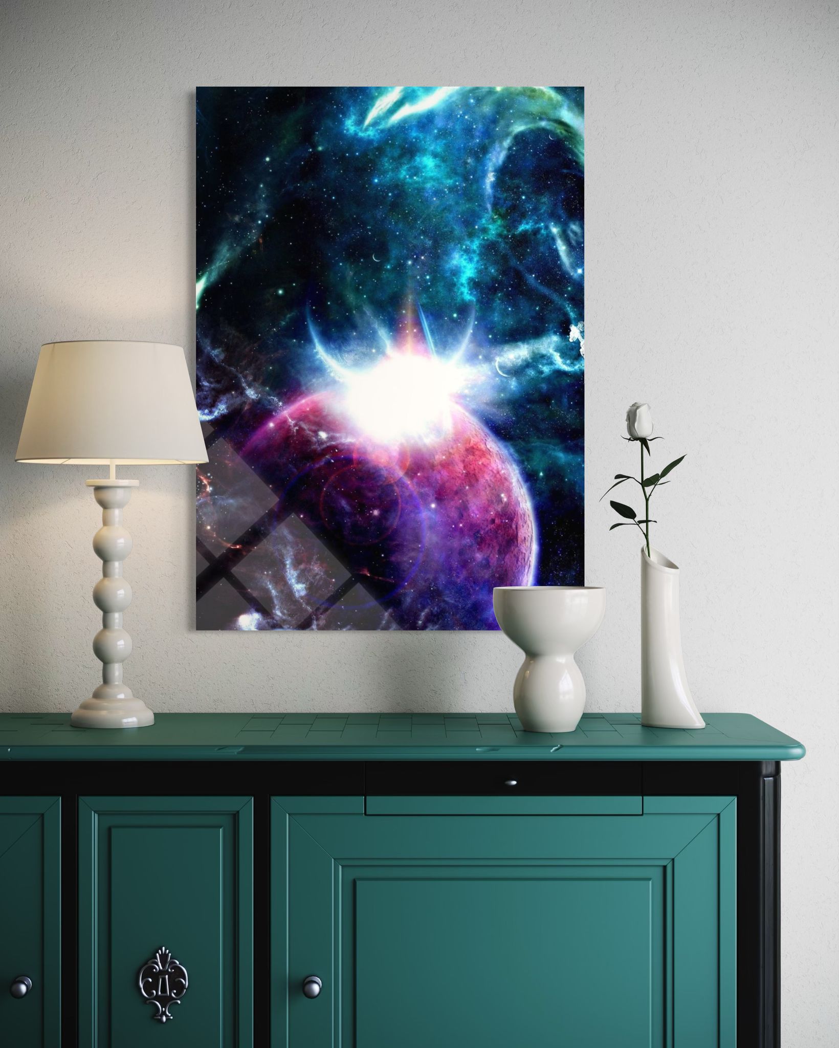 Modern - Sanat Cam Tablo