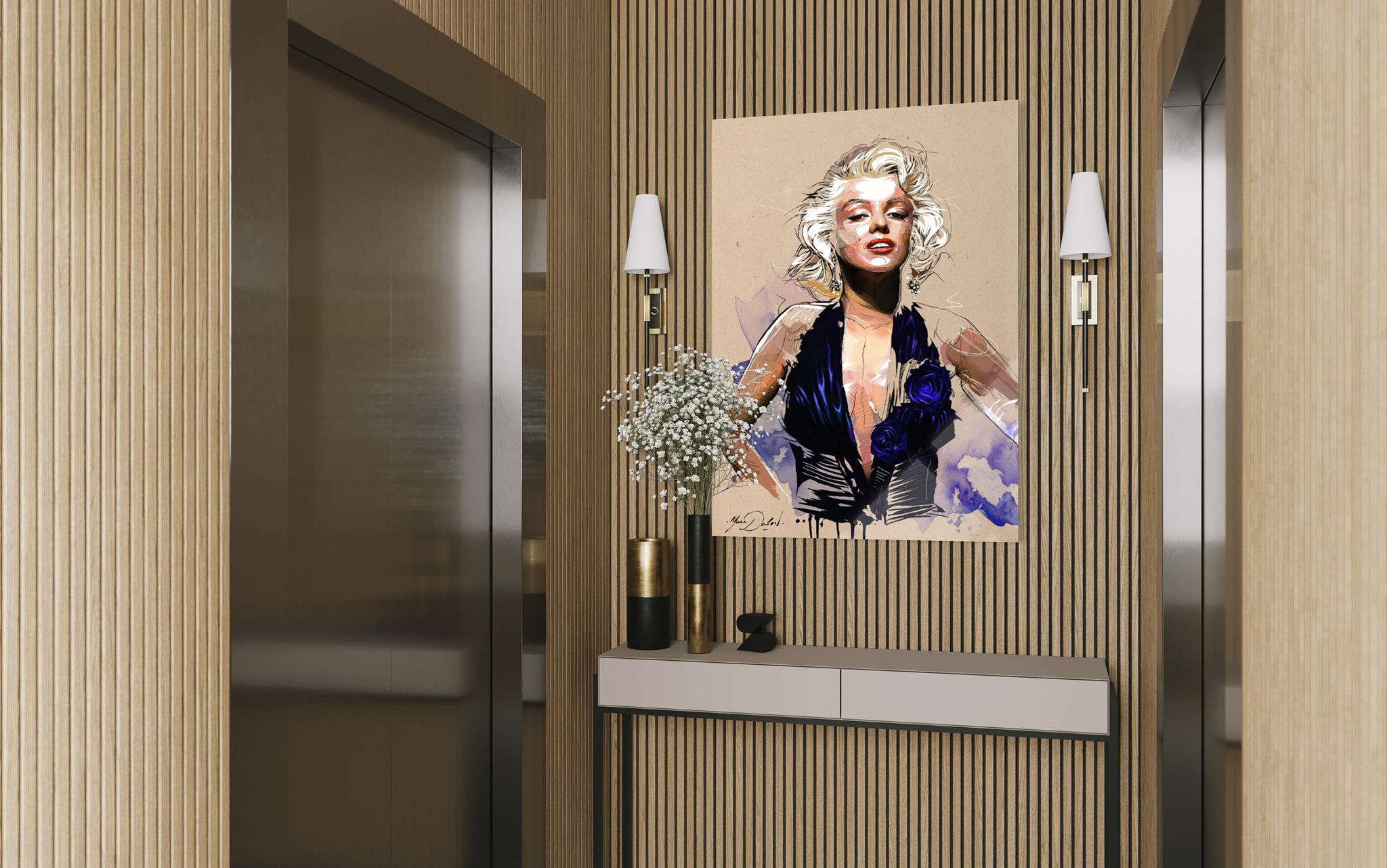 Modern - Sanat Cam Tablo