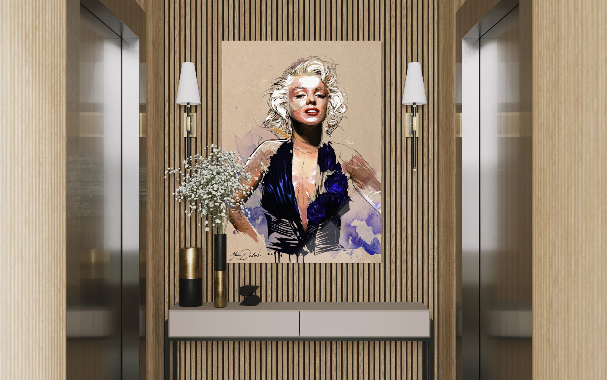 Modern - Sanat Cam Tablo