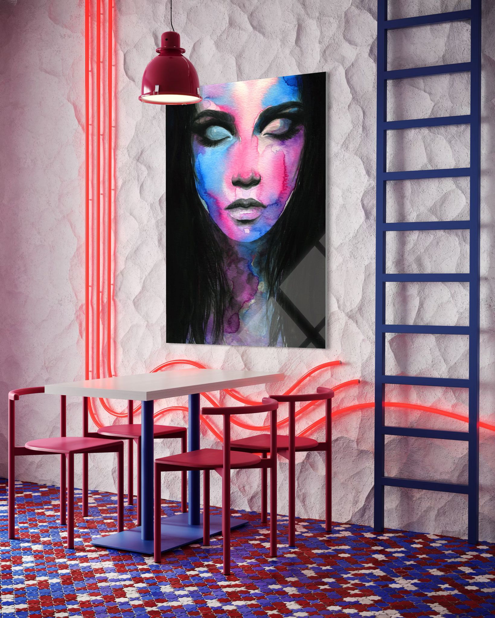 Modern - Sanat Cam Tablo