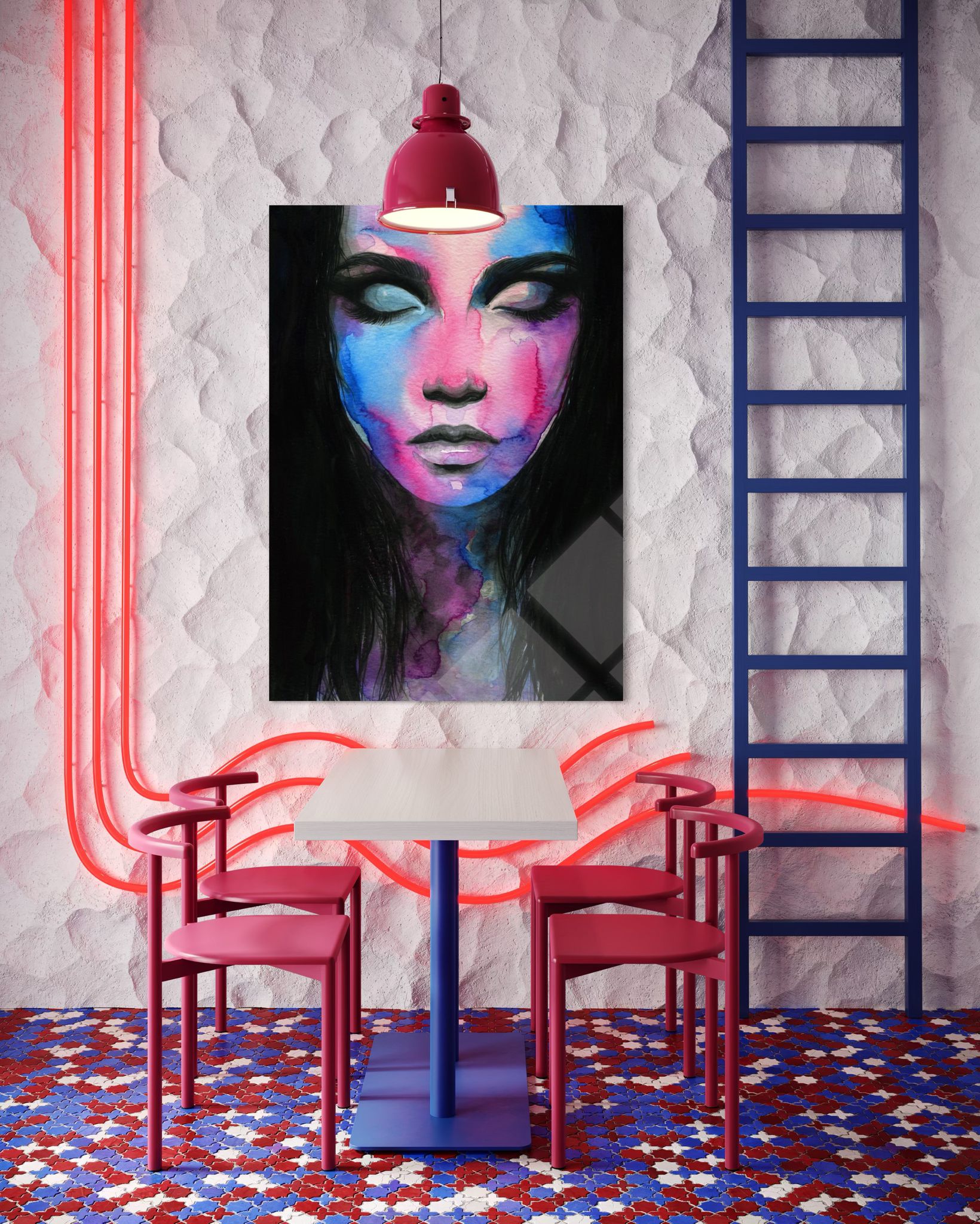 Modern - Sanat Cam Tablo