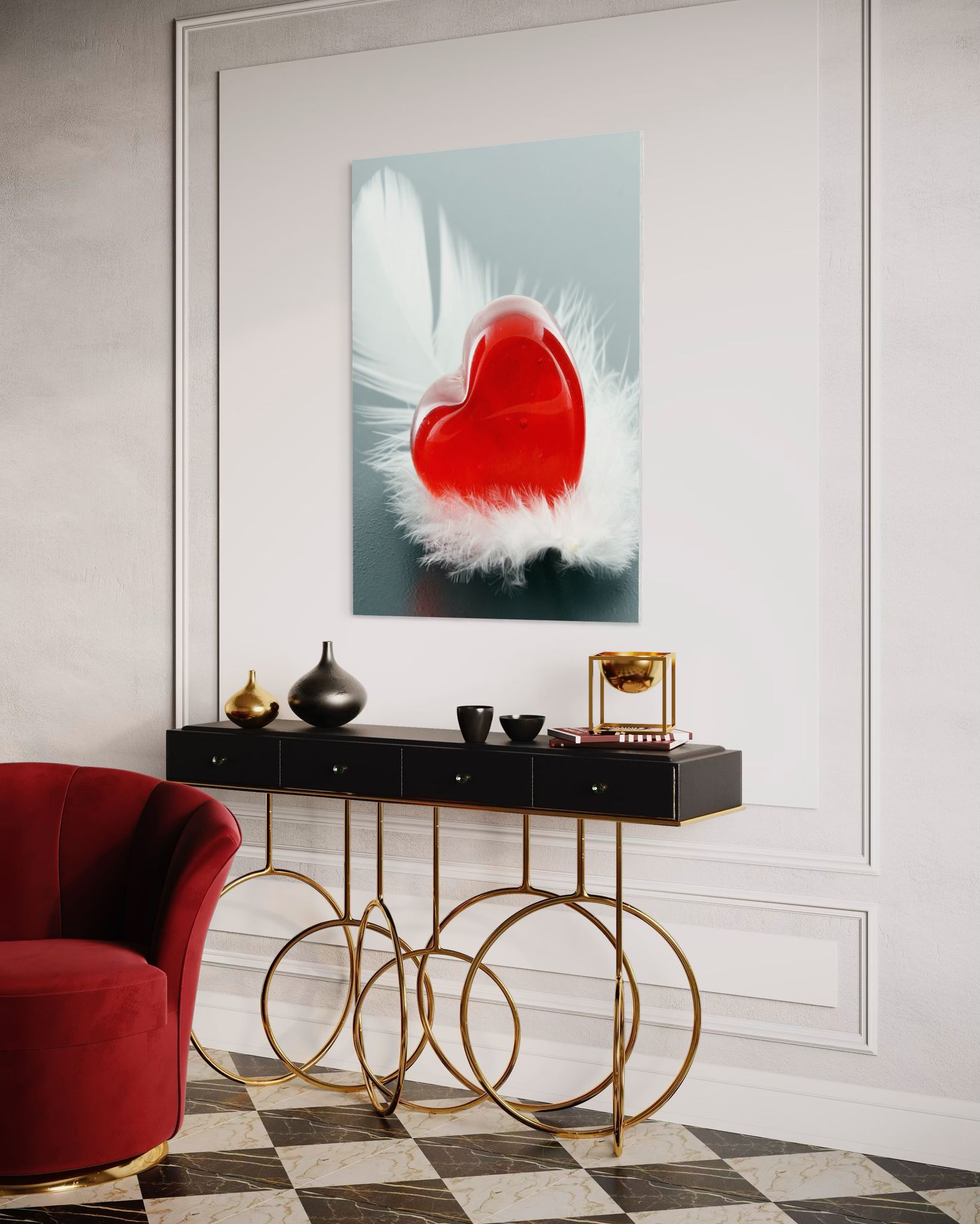 Modern - Sanat Cam Tablo