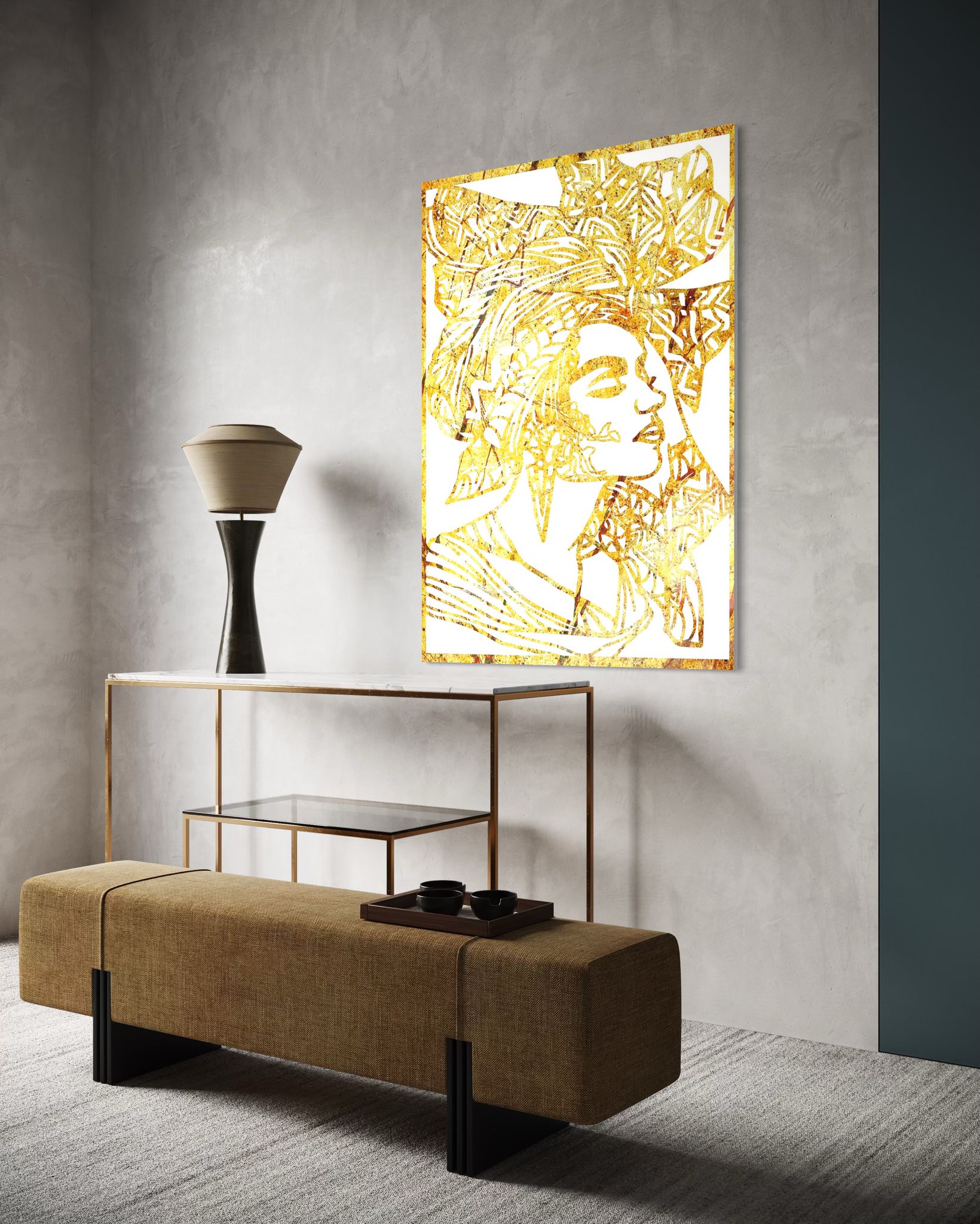 Modern - Sanat Cam Tablo