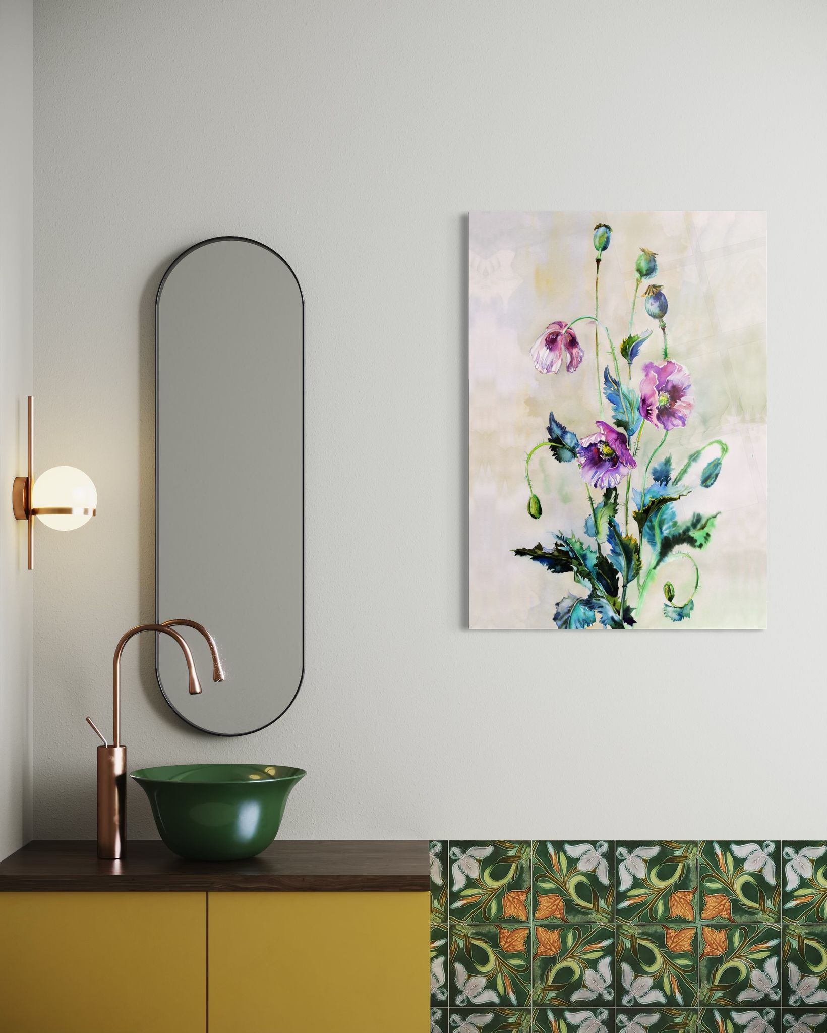 Modern - Sanat Cam Tablo