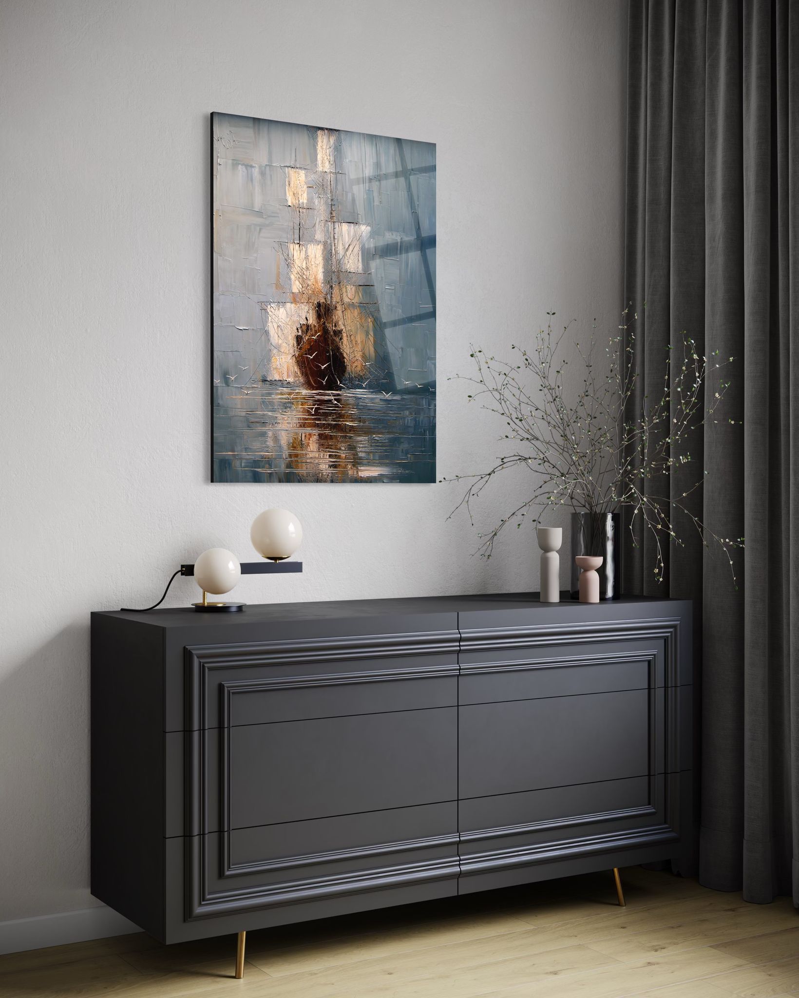 Modern - Sanat Cam Tablo