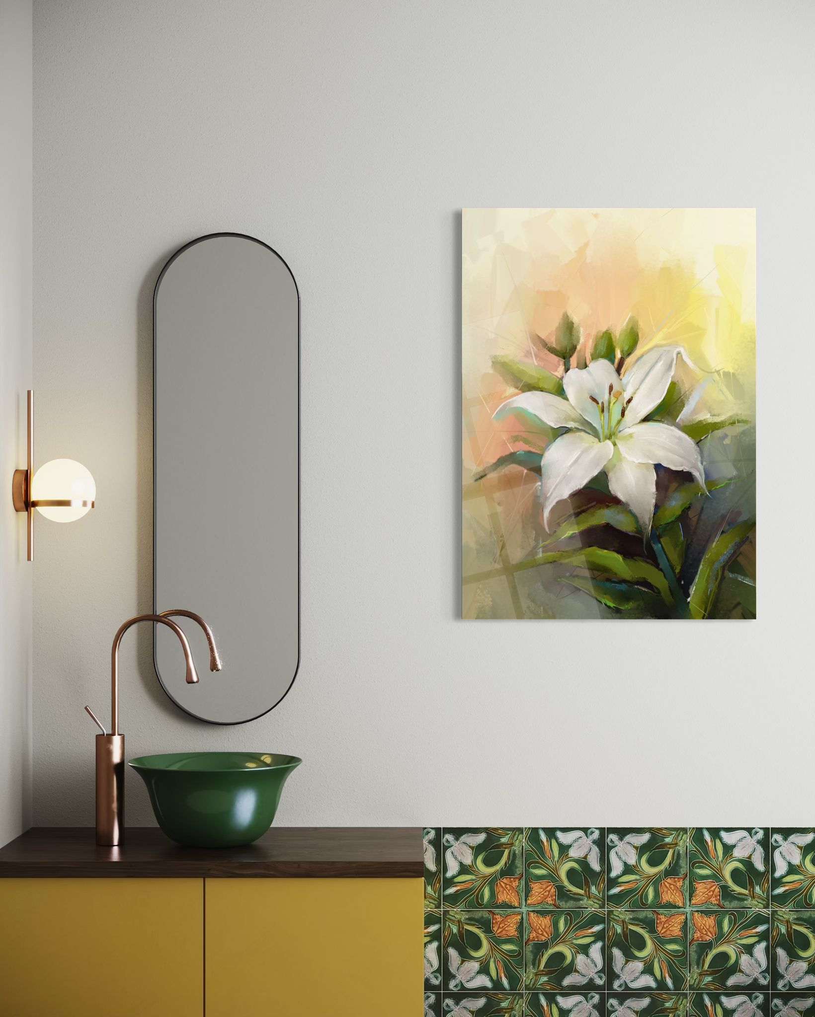 Modern - Sanat Cam Tablo