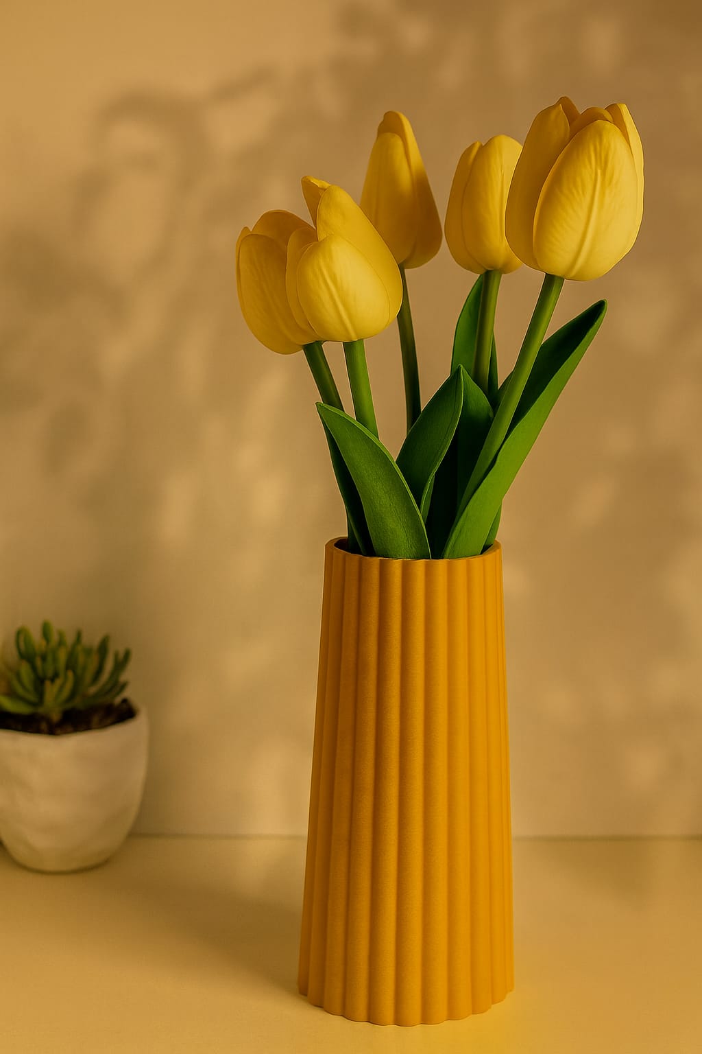 Pampas Vazosu Çiçek Vazosu 19 Cm