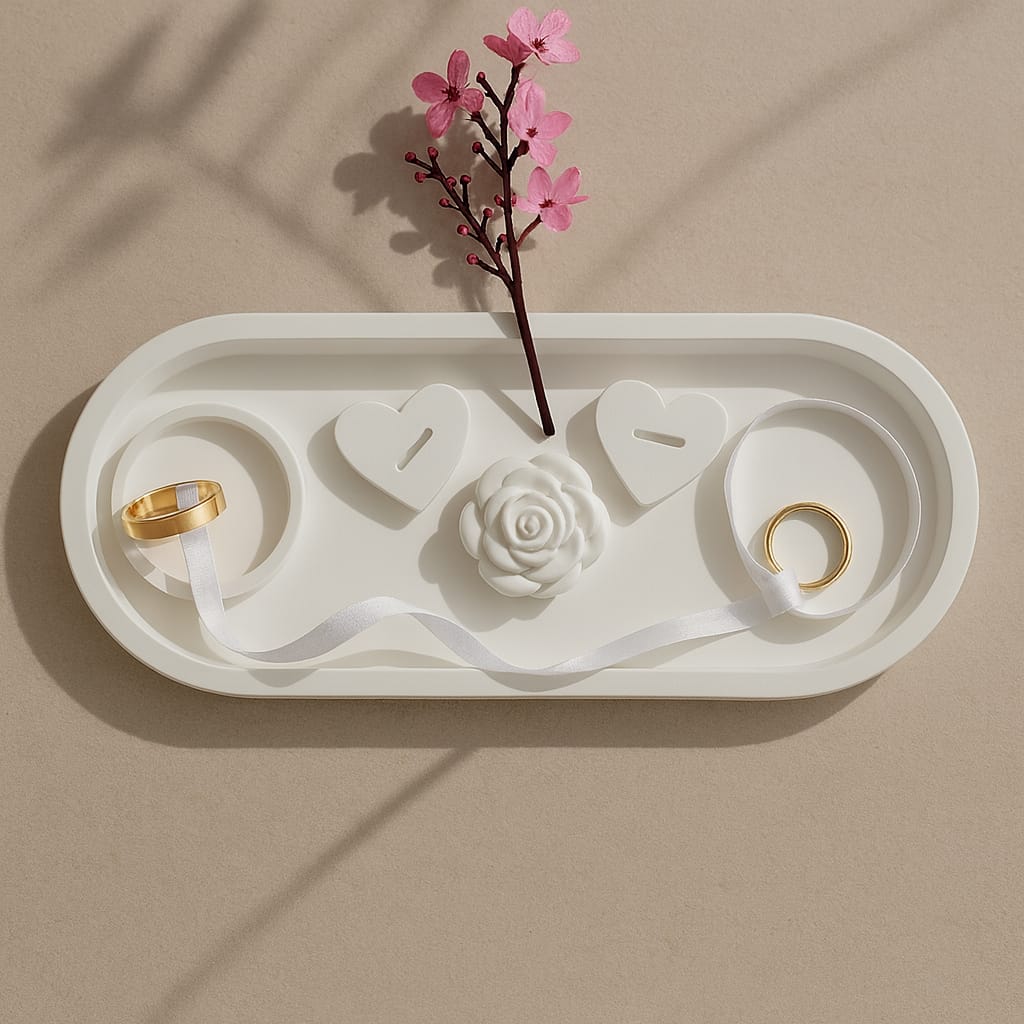 Beton Söz Nişan Tepsisi Seti