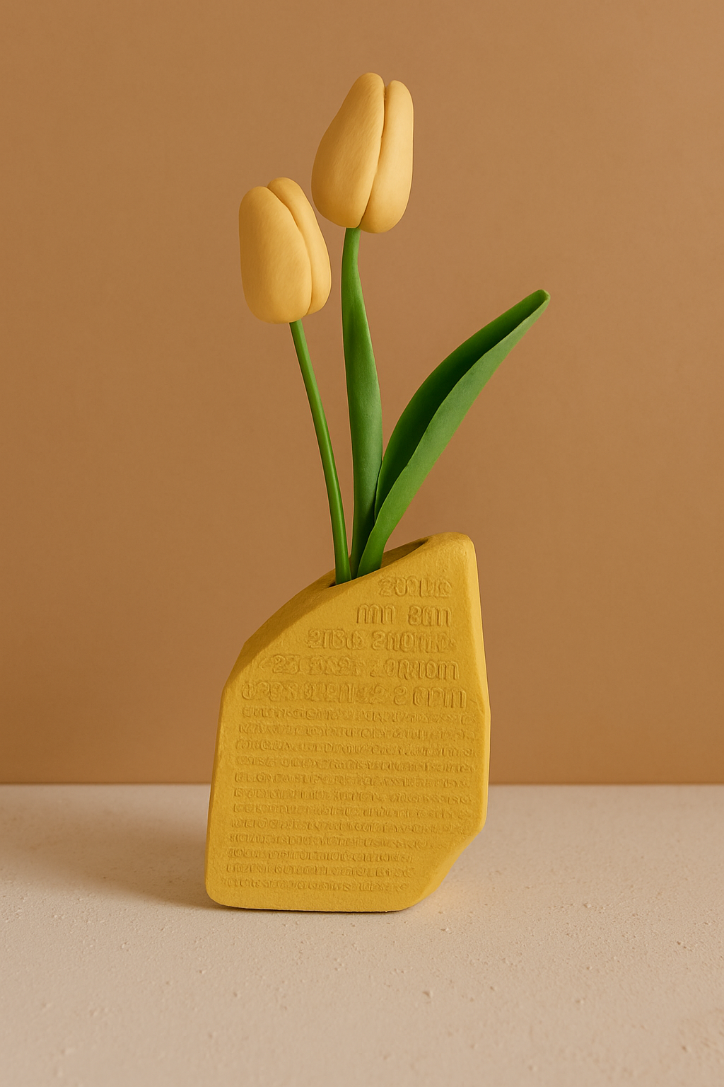 Beton Kitap Tututculu Vazo Antik Mısır Detaylı